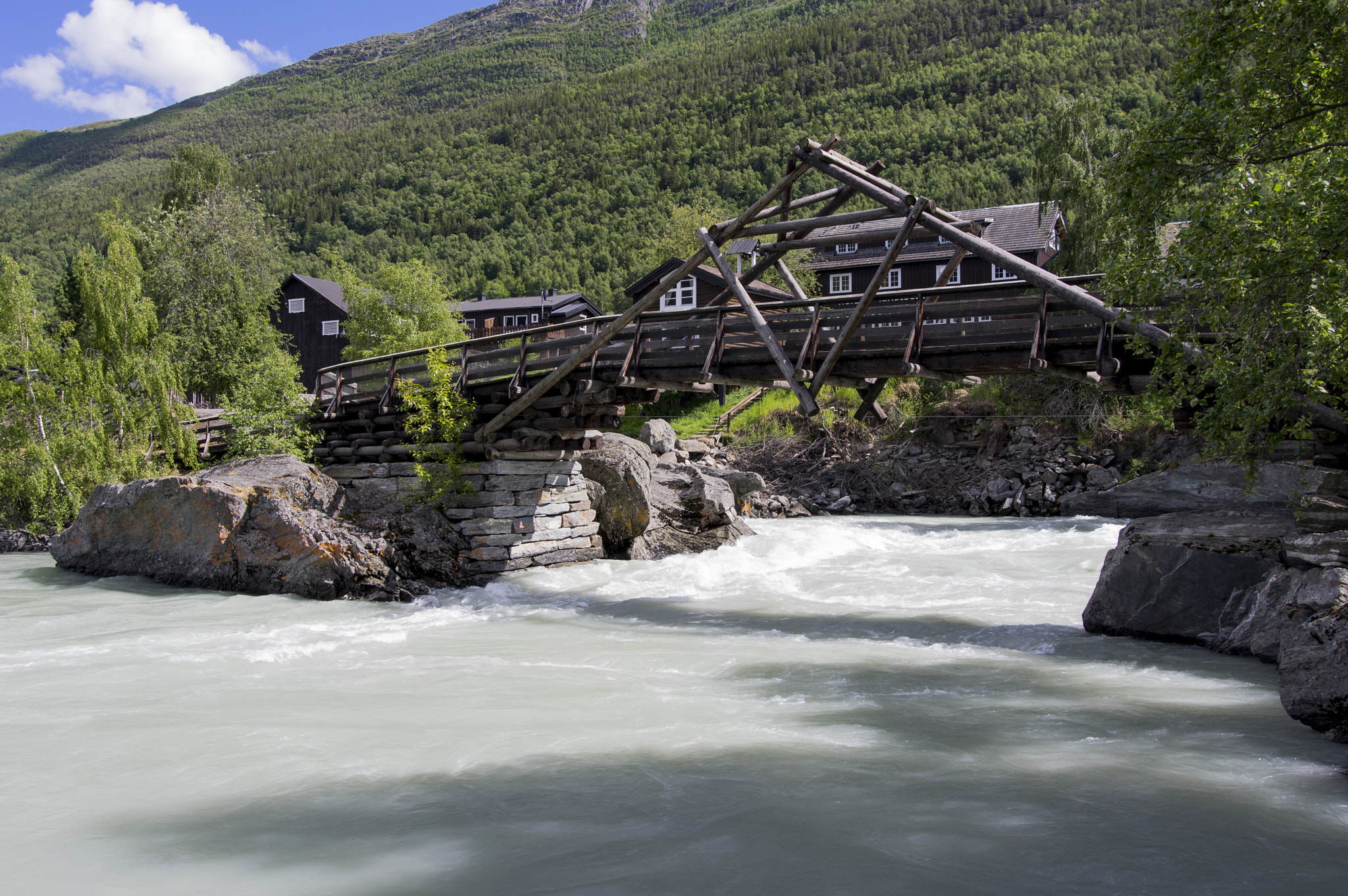Pentax K-3 II sample photo. Wooden bridge photography