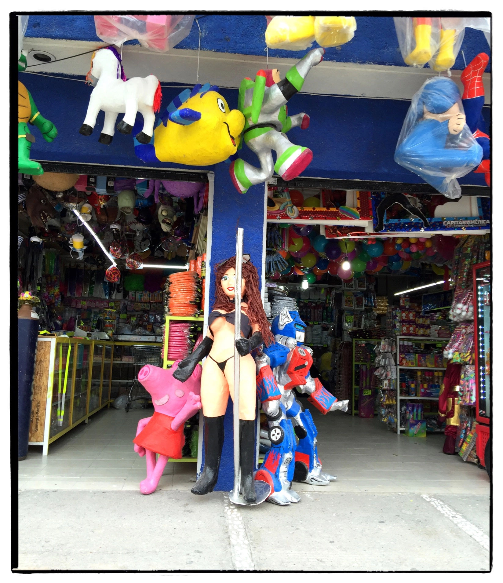 Jag.gr 6x7 for iPhone sample photo. Who wants a stripper piñata? photography