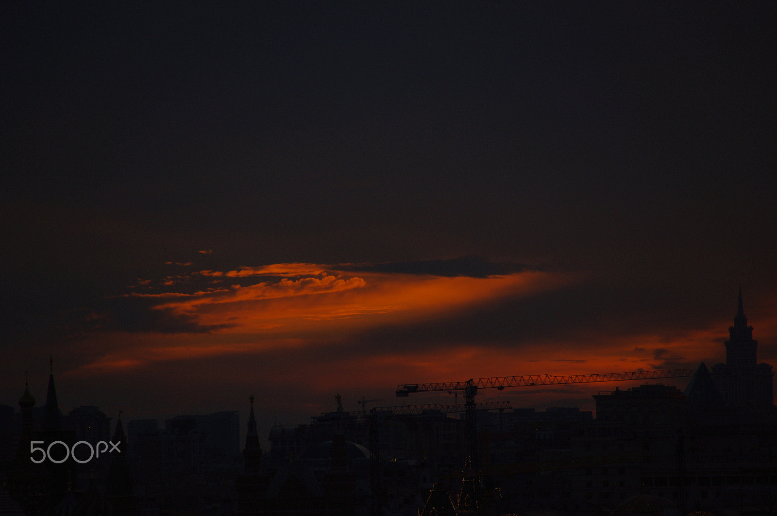 Tamron AF 18-250mm F3.5-6.3 Di II LD Aspherical (IF) Macro sample photo. Sunset moscow july - 3 photography