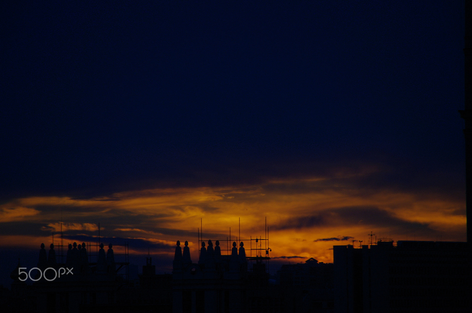 Pentax K-x sample photo. Sunset moscow july - 5 photography