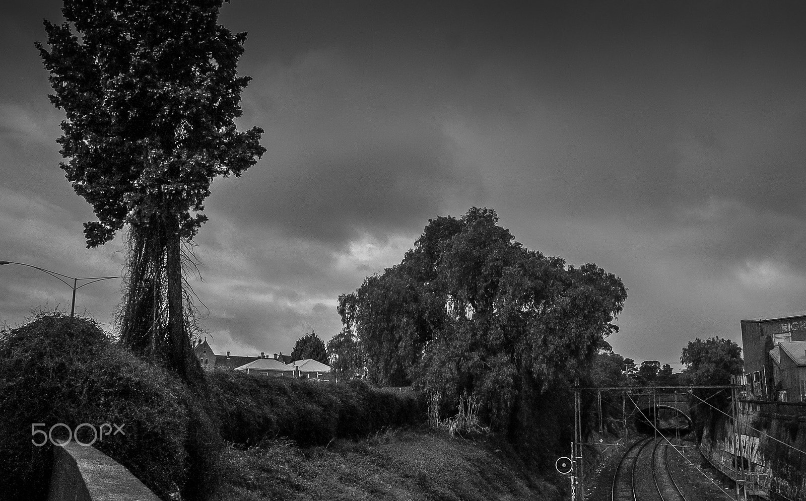 Panasonic DMC-LC1 sample photo. Railway track photography