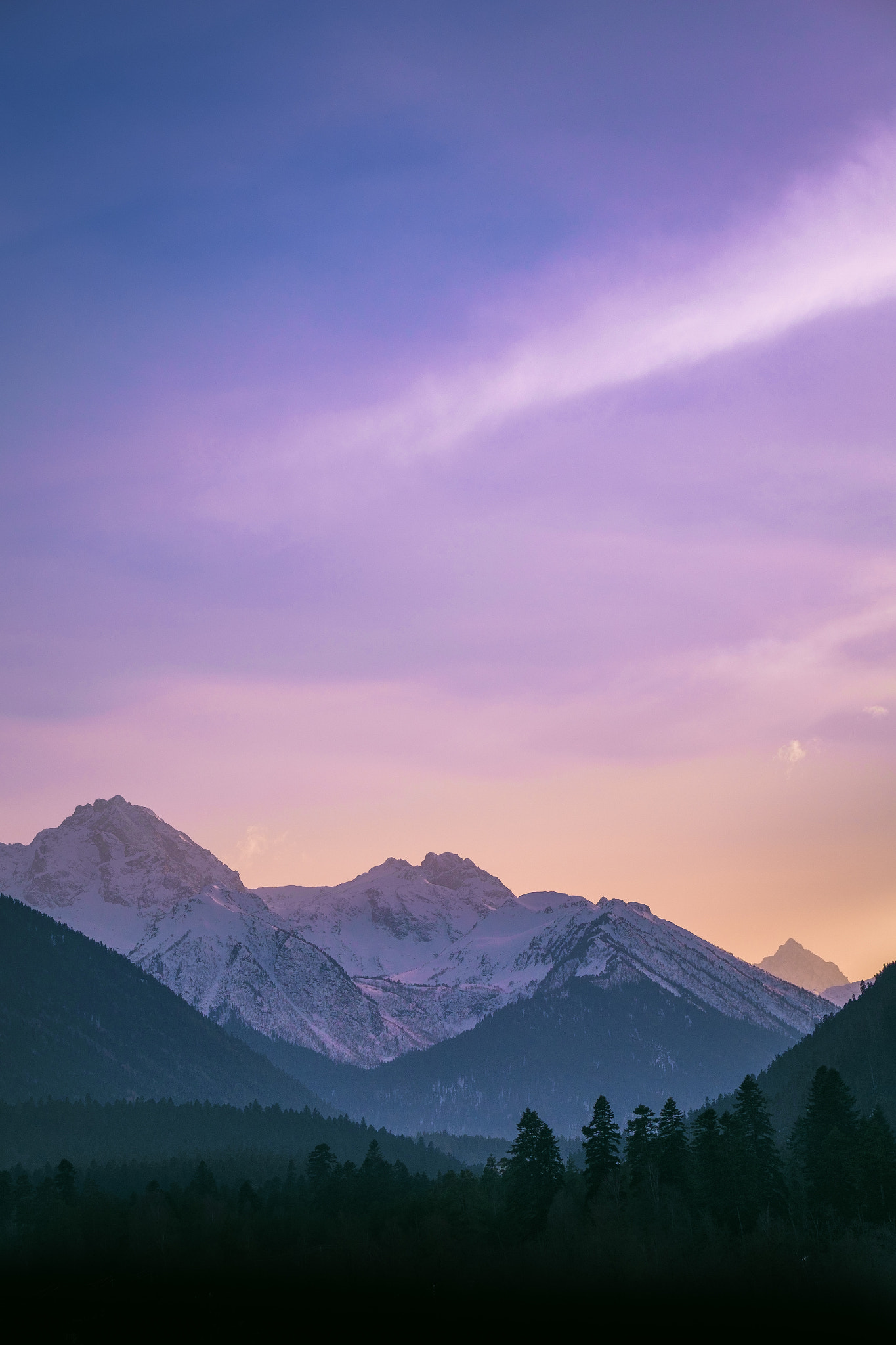 Fujifilm XF 50-140mm F2.8 R LM OIS WR sample photo. Mountain sunset photography