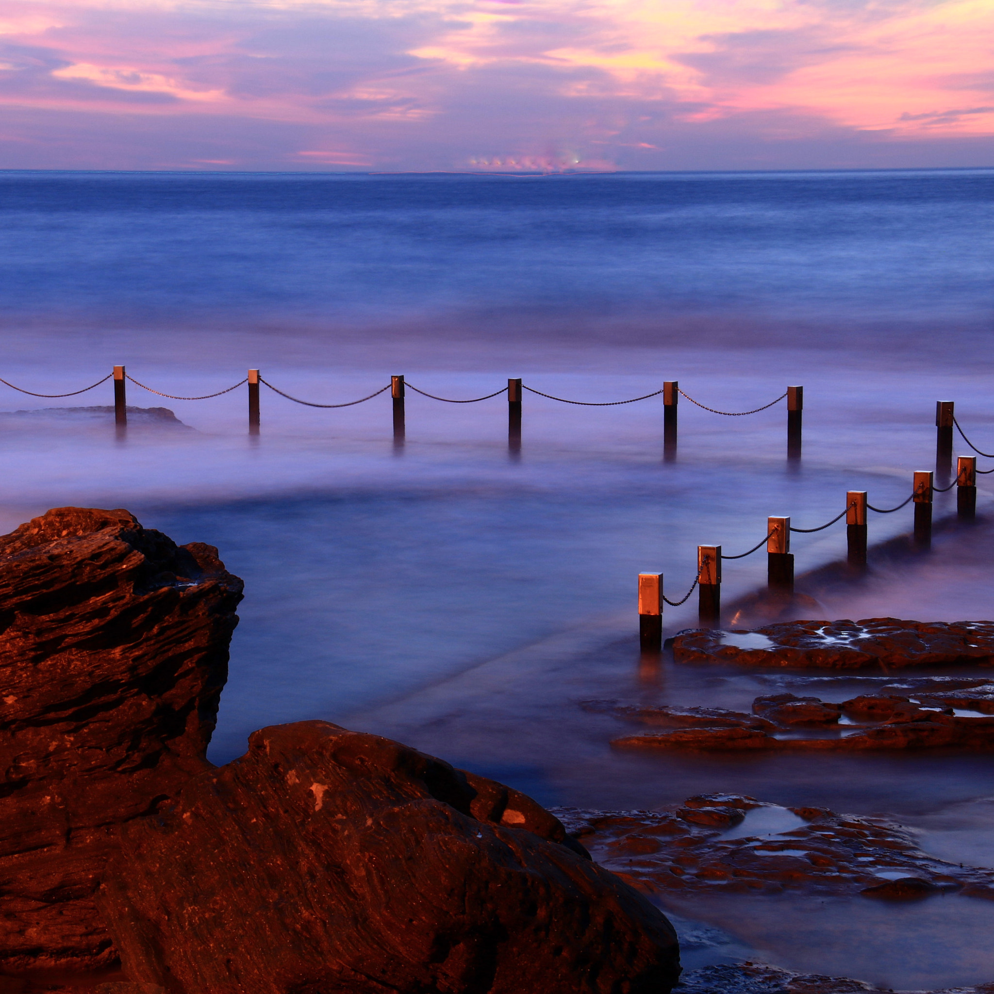 Canon EOS 70D + Canon EF-S 18-200mm F3.5-5.6 IS sample photo. Sunrise at maroubra nsw 2016 photography