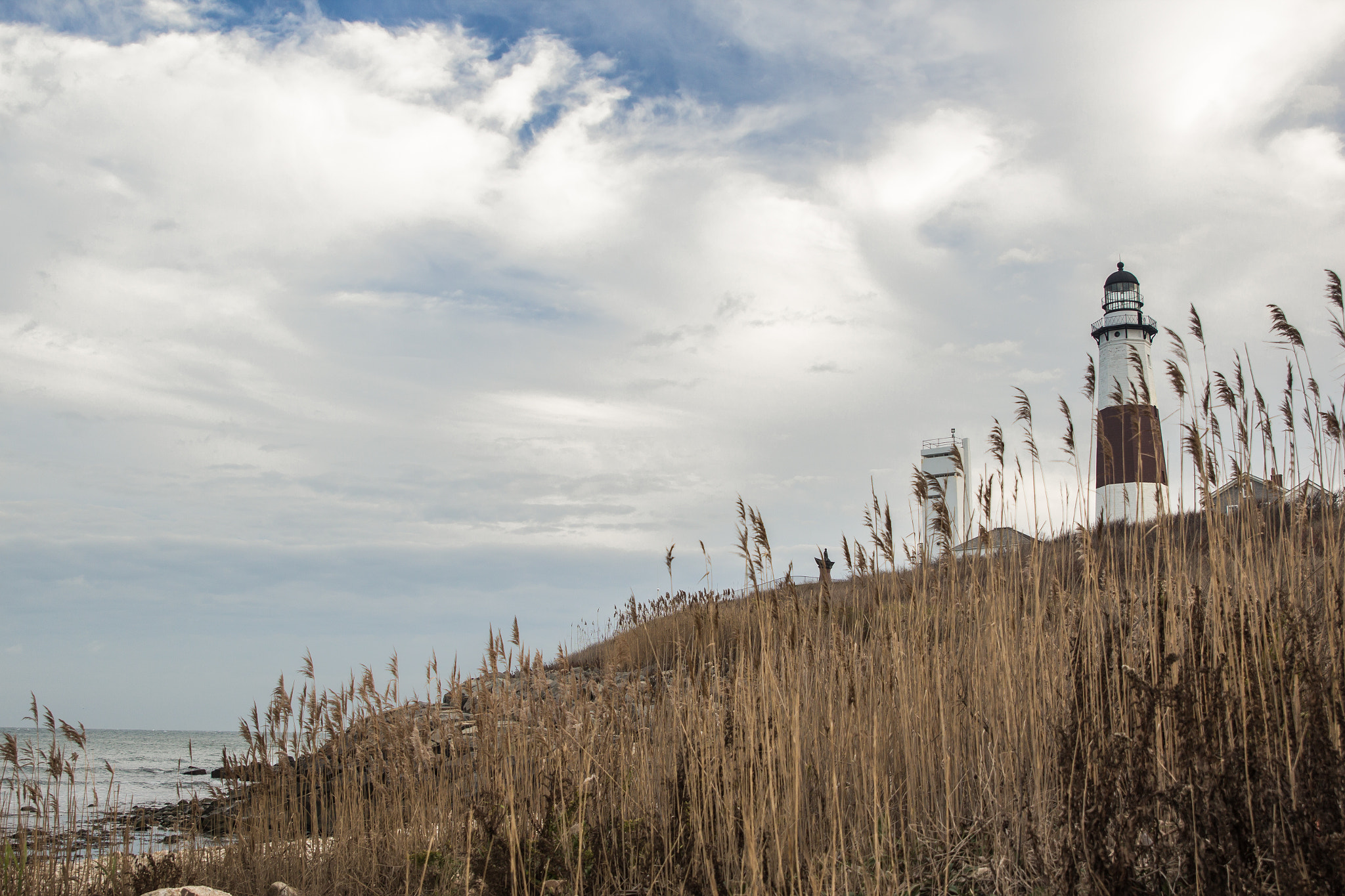 Sigma 24-70mm F2.8 EX DG Macro sample photo. Montauk lighthouse photography