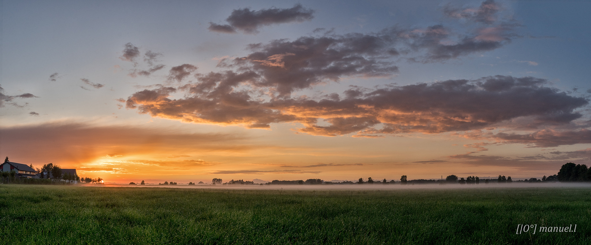 Sony a7 II + Sigma 35mm F1.4 DG HSM Art sample photo. Sunset pano photography