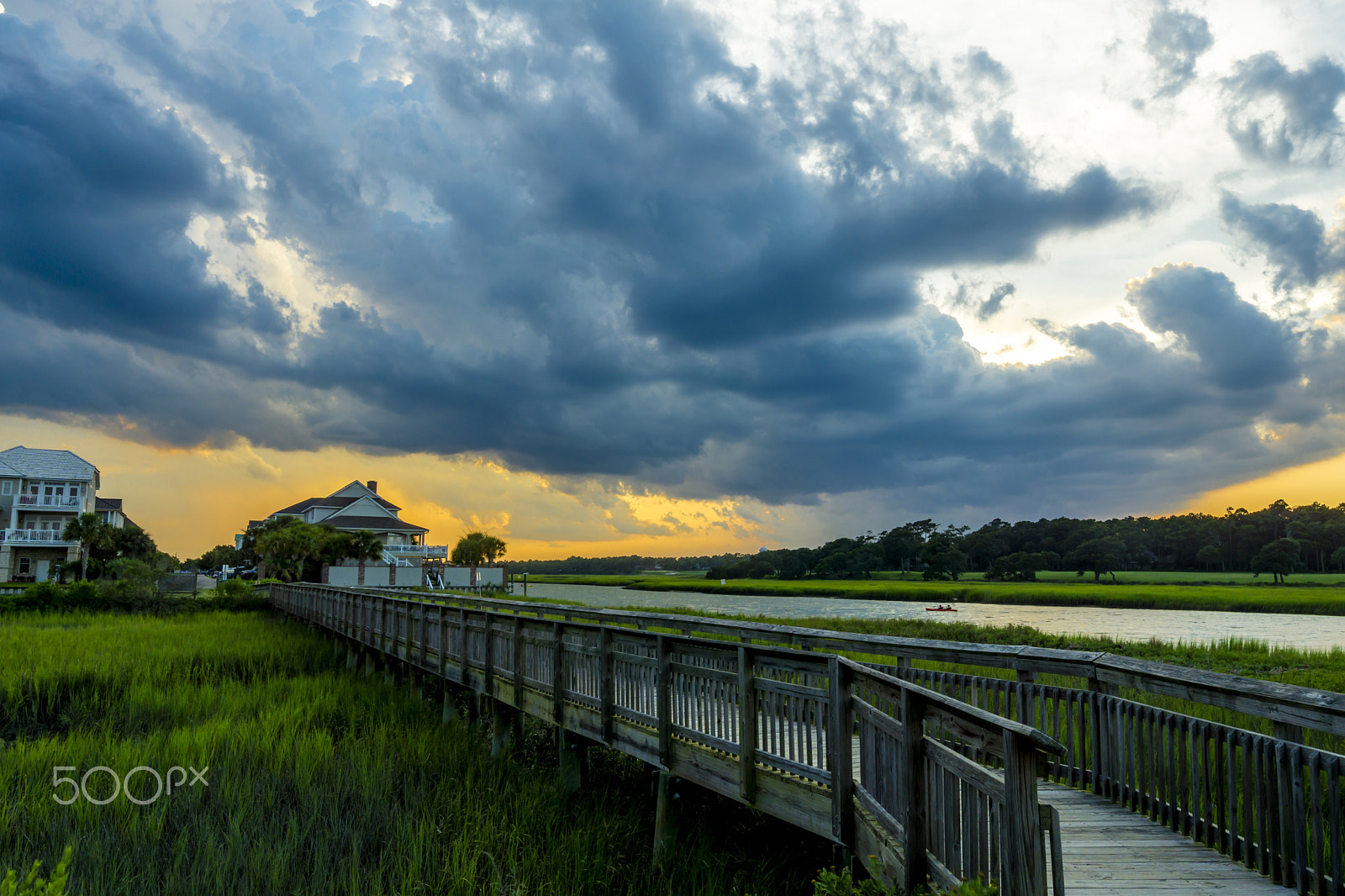 Sony a6000 + Sony Vario-Tessar T* FE 16-35mm F4 ZA OSS sample photo. Cherry grove channel marsh photography