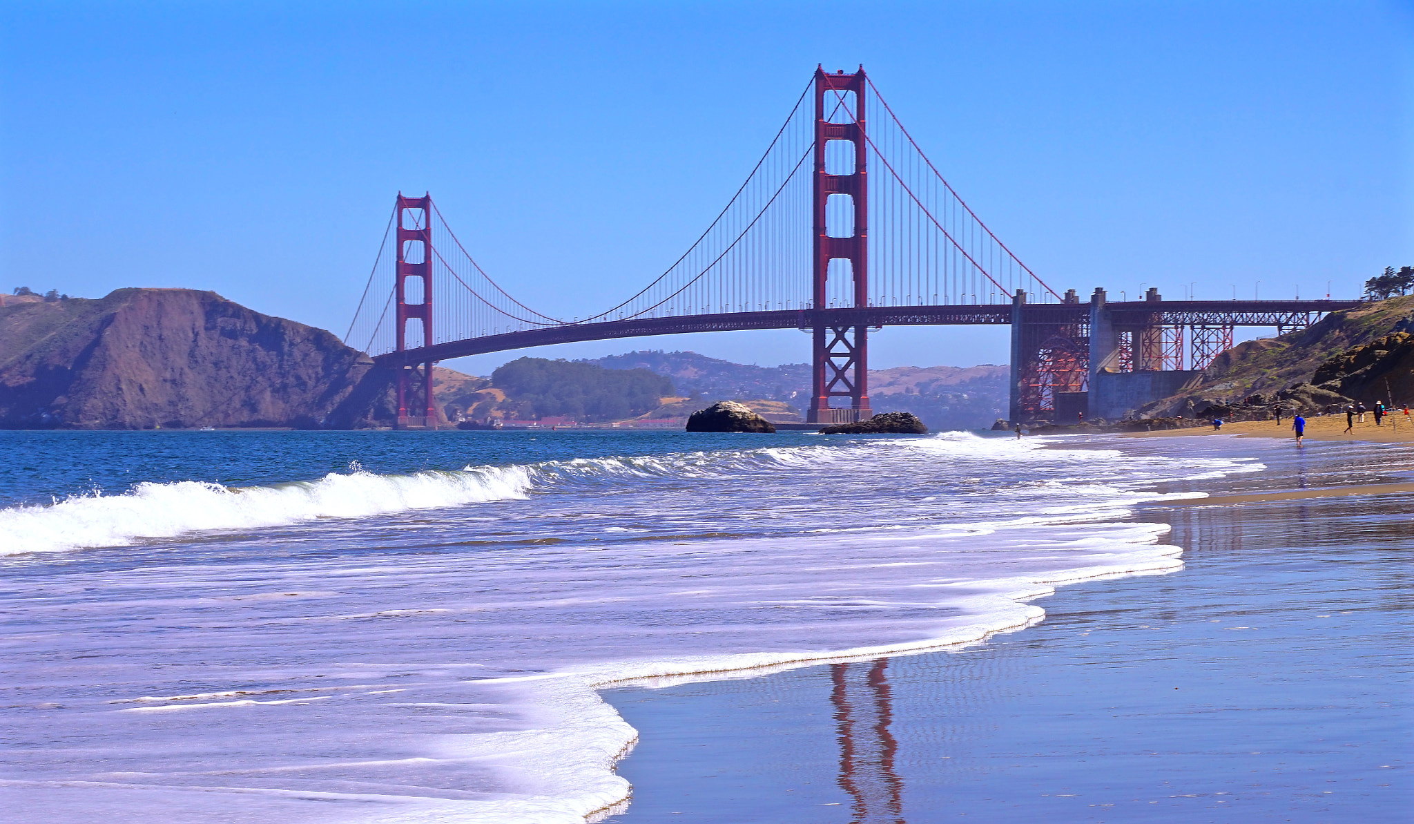 Sony DT 18-250mm F3.5-6.3 sample photo. Baker beach photography