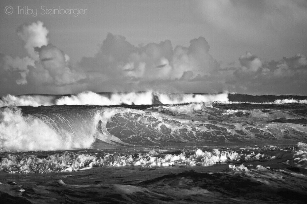 Nikon D300S sample photo. Mcgaurans beach in black & white photography