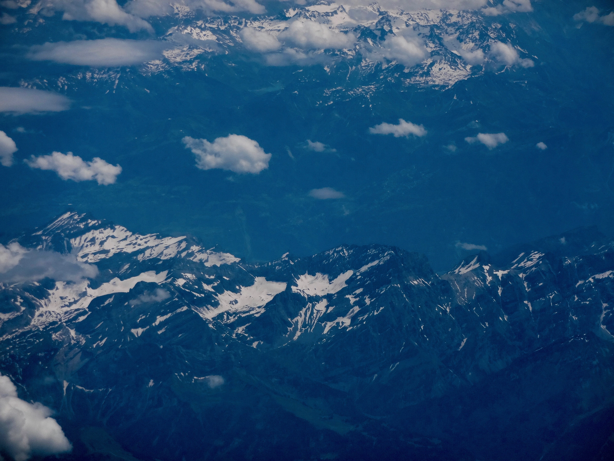 Sony DSC-WX200 sample photo. Swiss alps from flight luftansa photography
