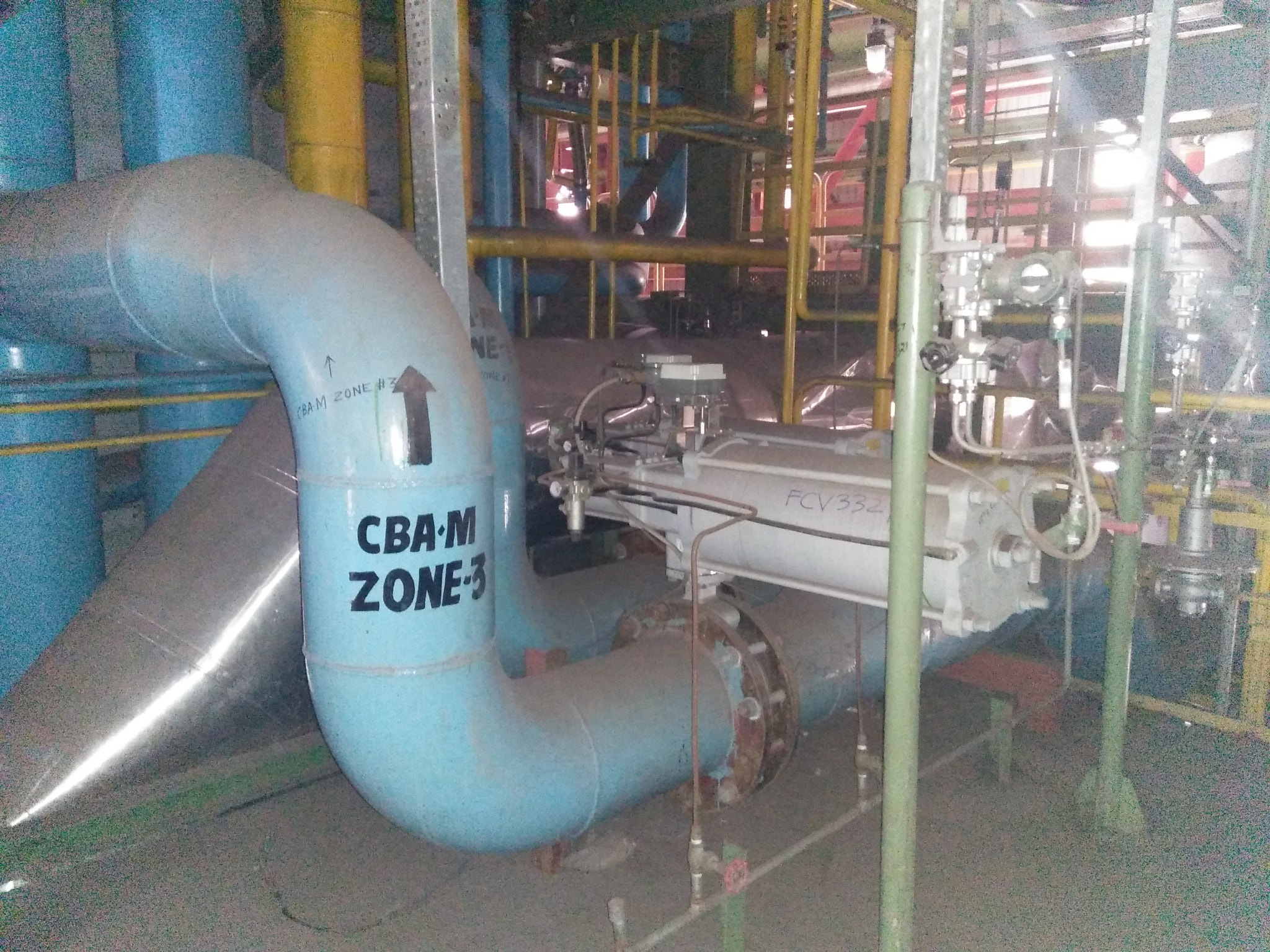 OPPO A51w sample photo. Industrial piping photography