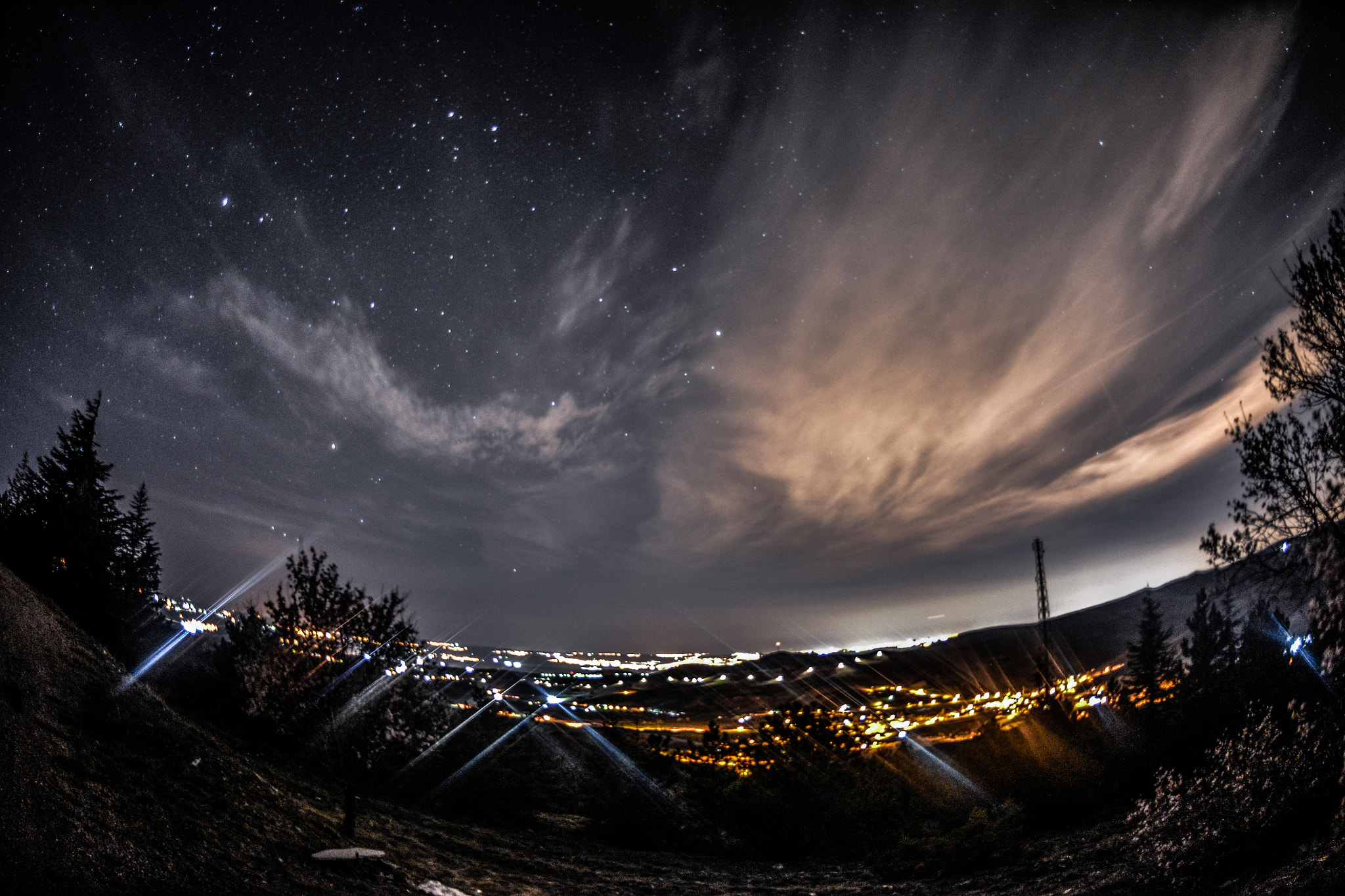 Nikon D600 + Nikon AF Fisheye-Nikkor 16mm F2.8D sample photo. World sky photography