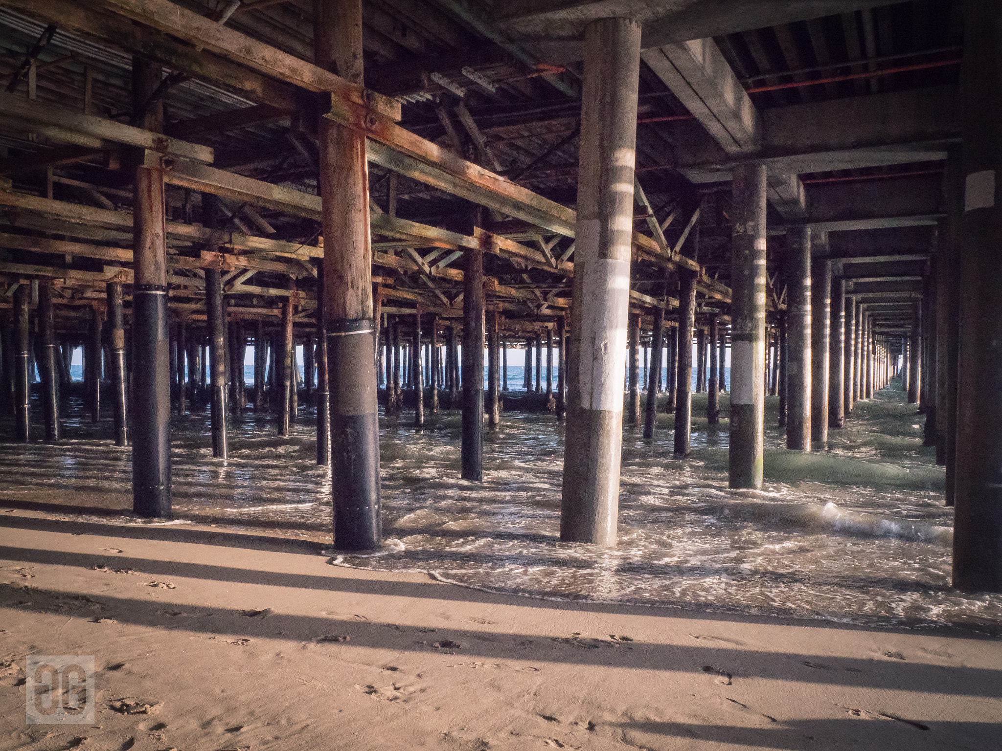 LUMIX G VARIO 12-60/F3.5-5.6 sample photo. Santa monica pier photography