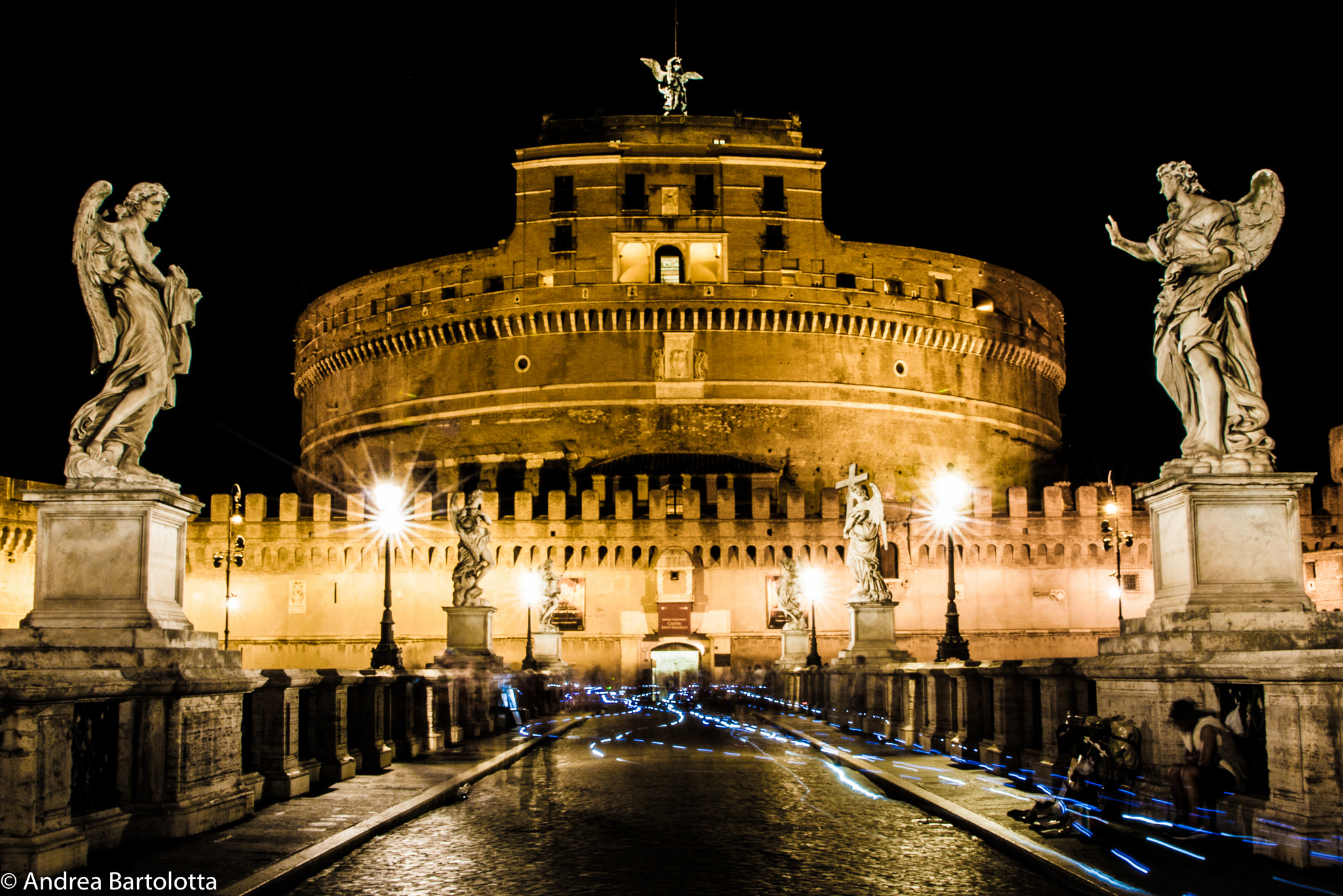 Canon EOS 40D + Sigma 24-70mm F2.8 EX DG Macro sample photo. Castel s. angelo photography