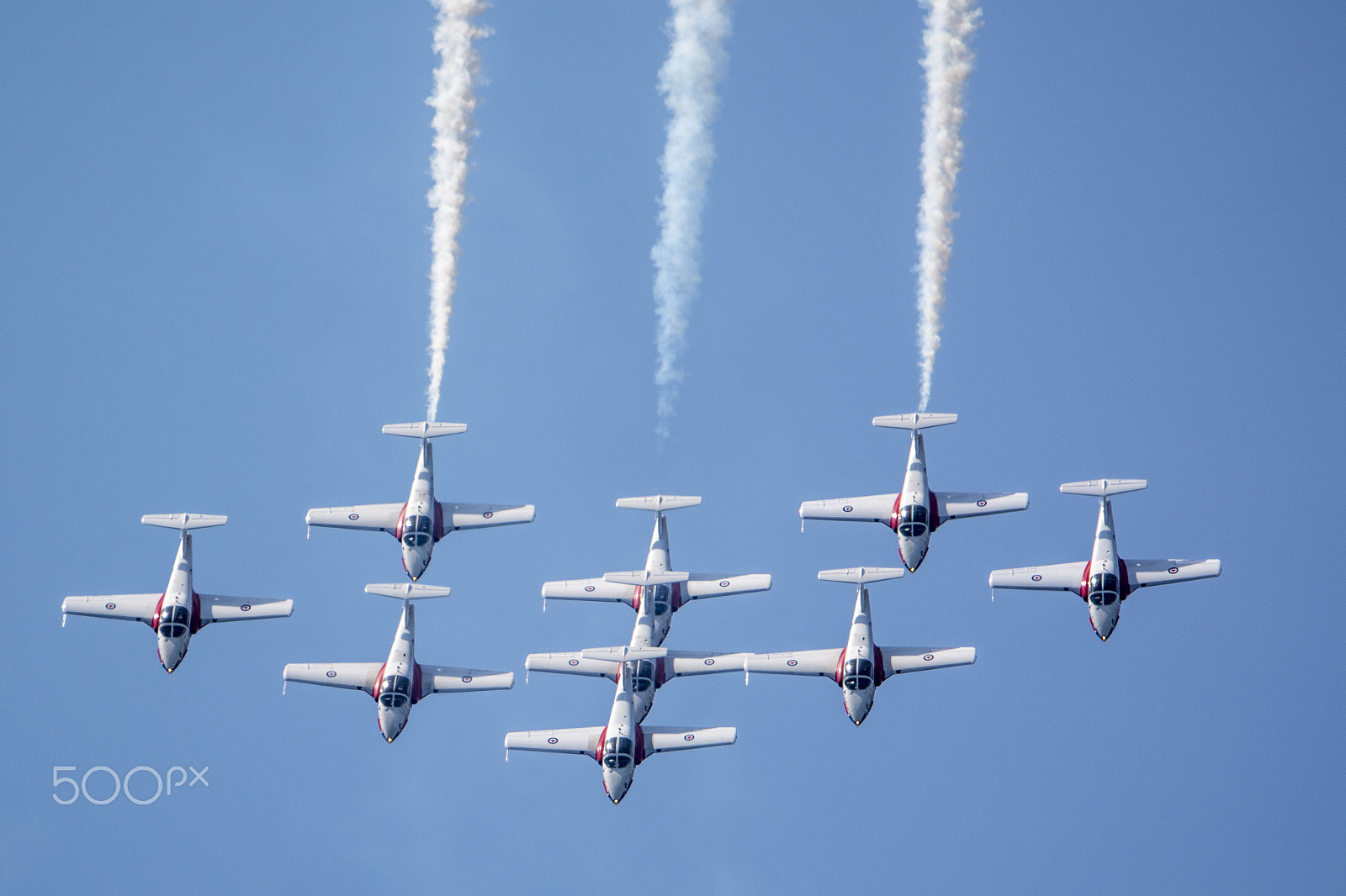 Nikon AF-S Nikkor 600mm F4G ED VR sample photo. Canadian forces snowbirds photography