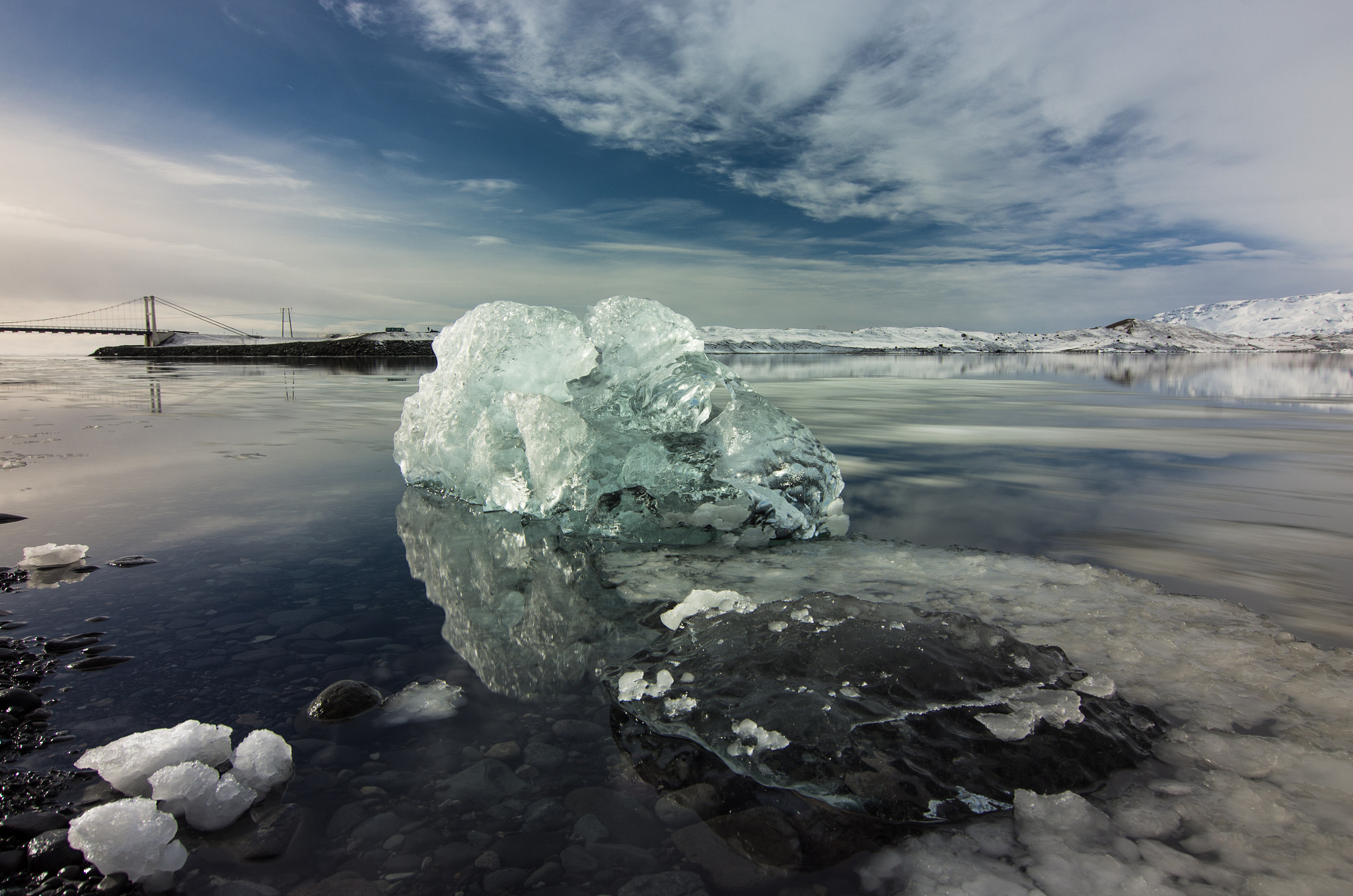 Pentax K-5 sample photo. Ice rock photography