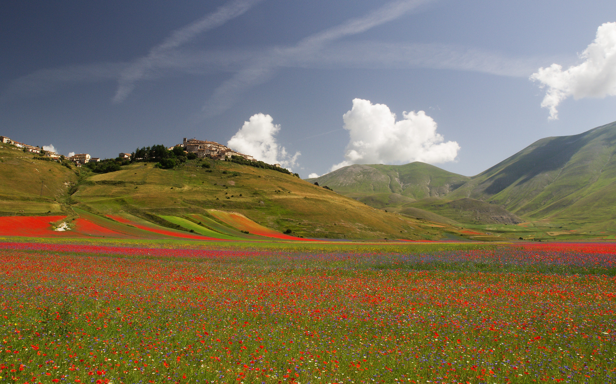 Olympus Zuiko Digital ED 12-60mm F2.8-4.0 SWD sample photo. Castelluccio photography