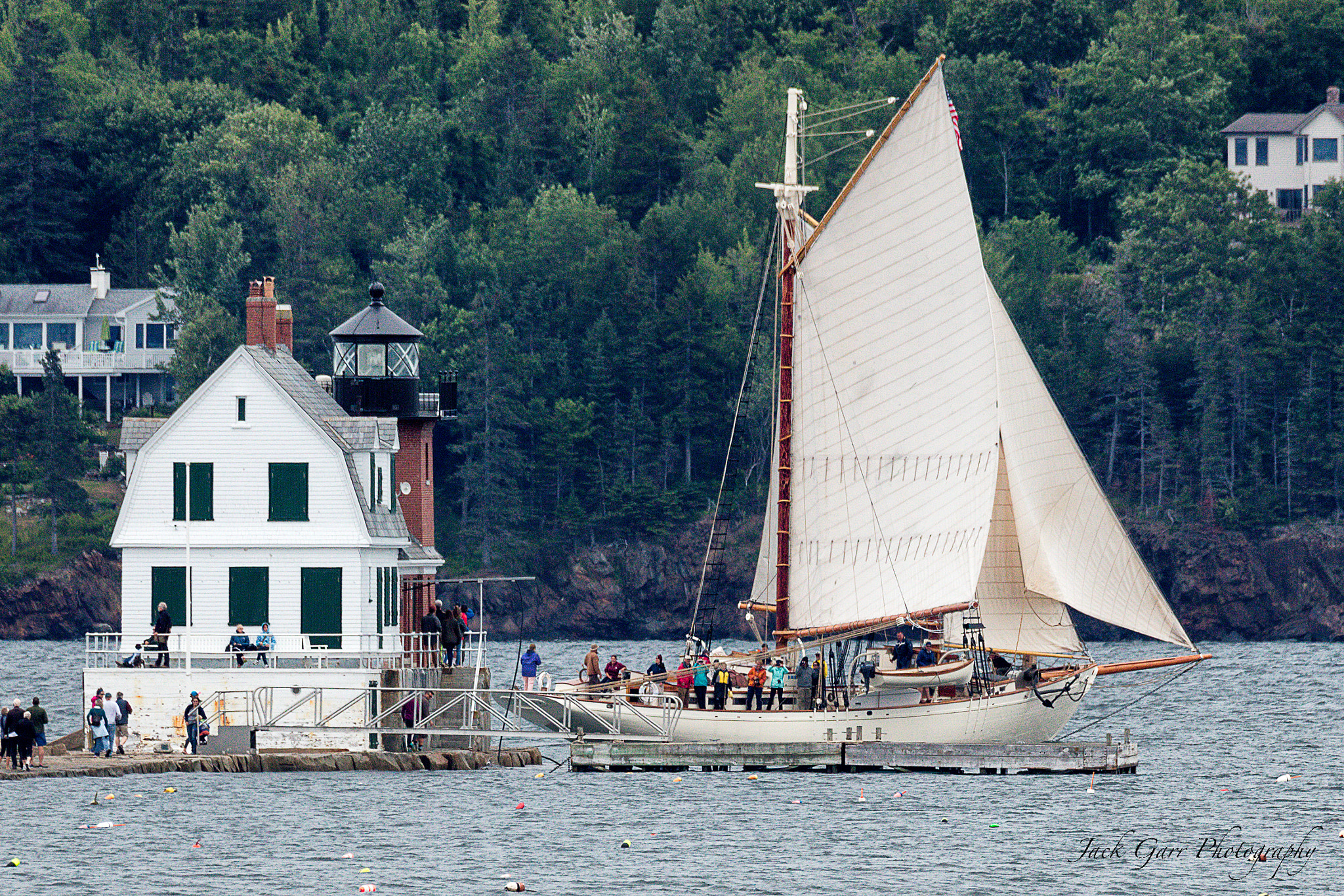150-600mm F5-6.3 DG OS HSM | Sports 014 sample photo. Ladona yacht at rockland breakwater lighthouse photography