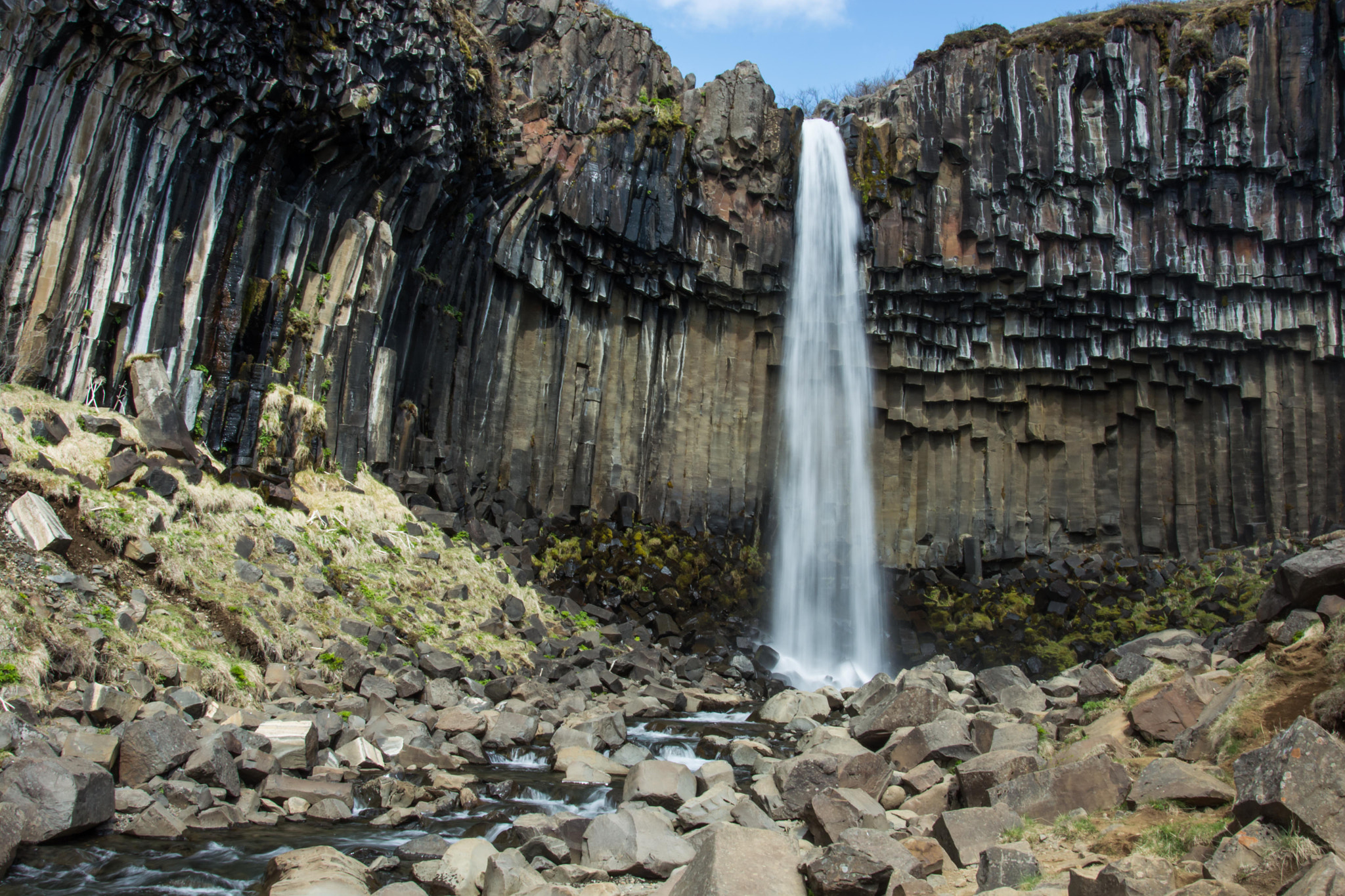 Nikon D7100 + Nikon AF-S Nikkor 24-85mm F3.5-4.5G ED VR sample photo. Svartifoss photography