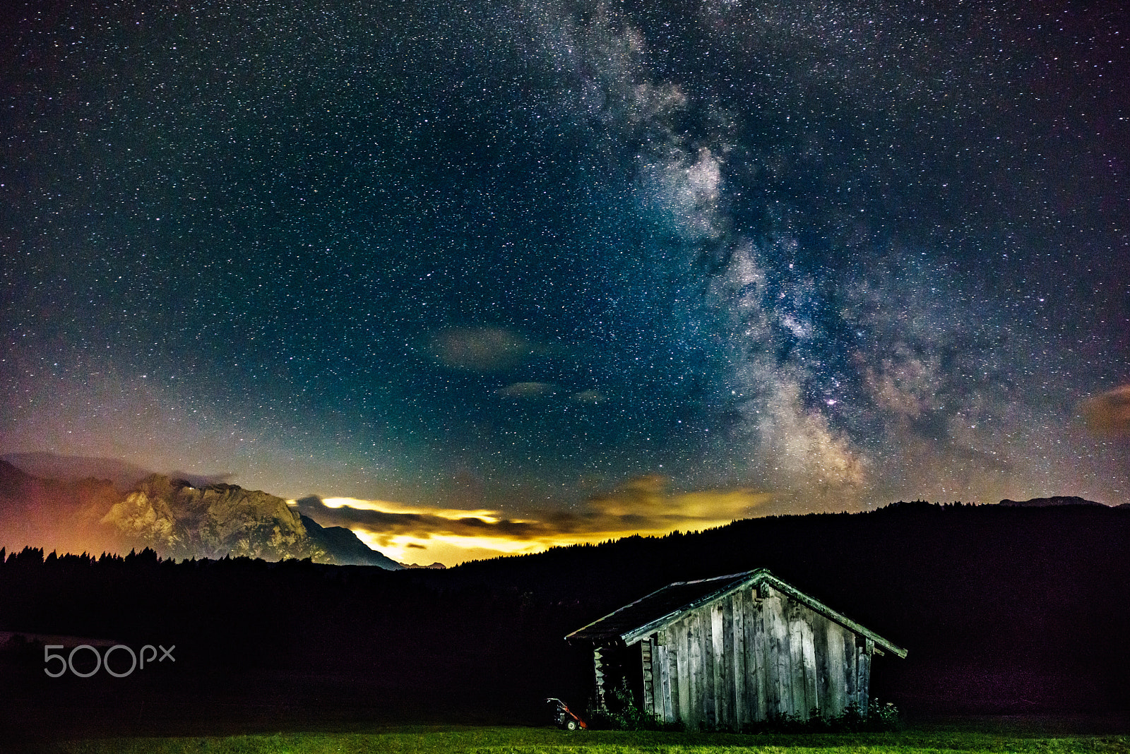 Sony a7R + E 21mm F2.8 sample photo. Milkyway over geroldsee photography