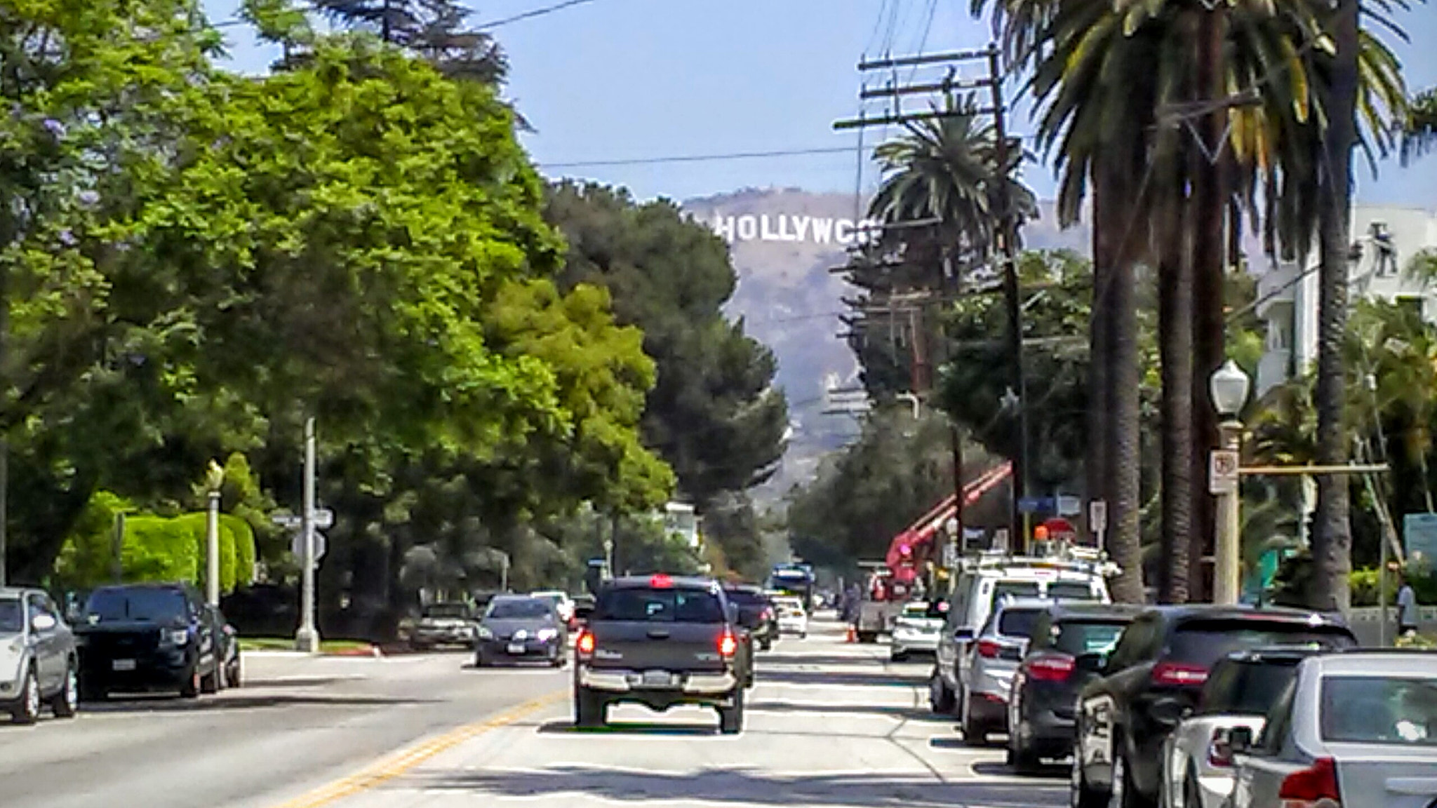 LG M1 sample photo. Home..... another picturesque morning in l.a.  taken on beachwood canyon looking north. photography