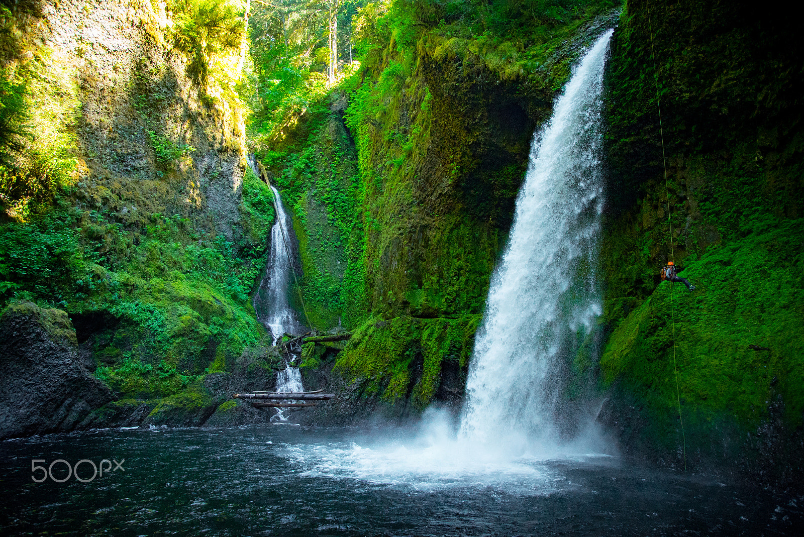 24-105mm F4 G SSM OSS sample photo. Hidden falls photography