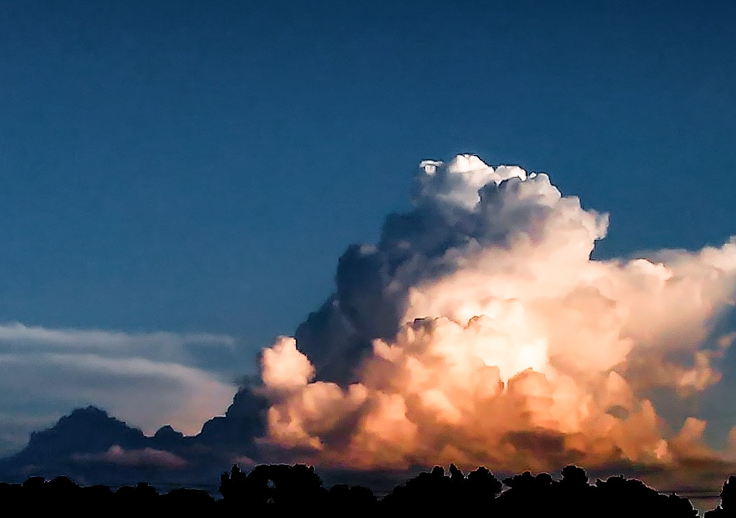 ZTE Z958 sample photo. Alabama sky photography