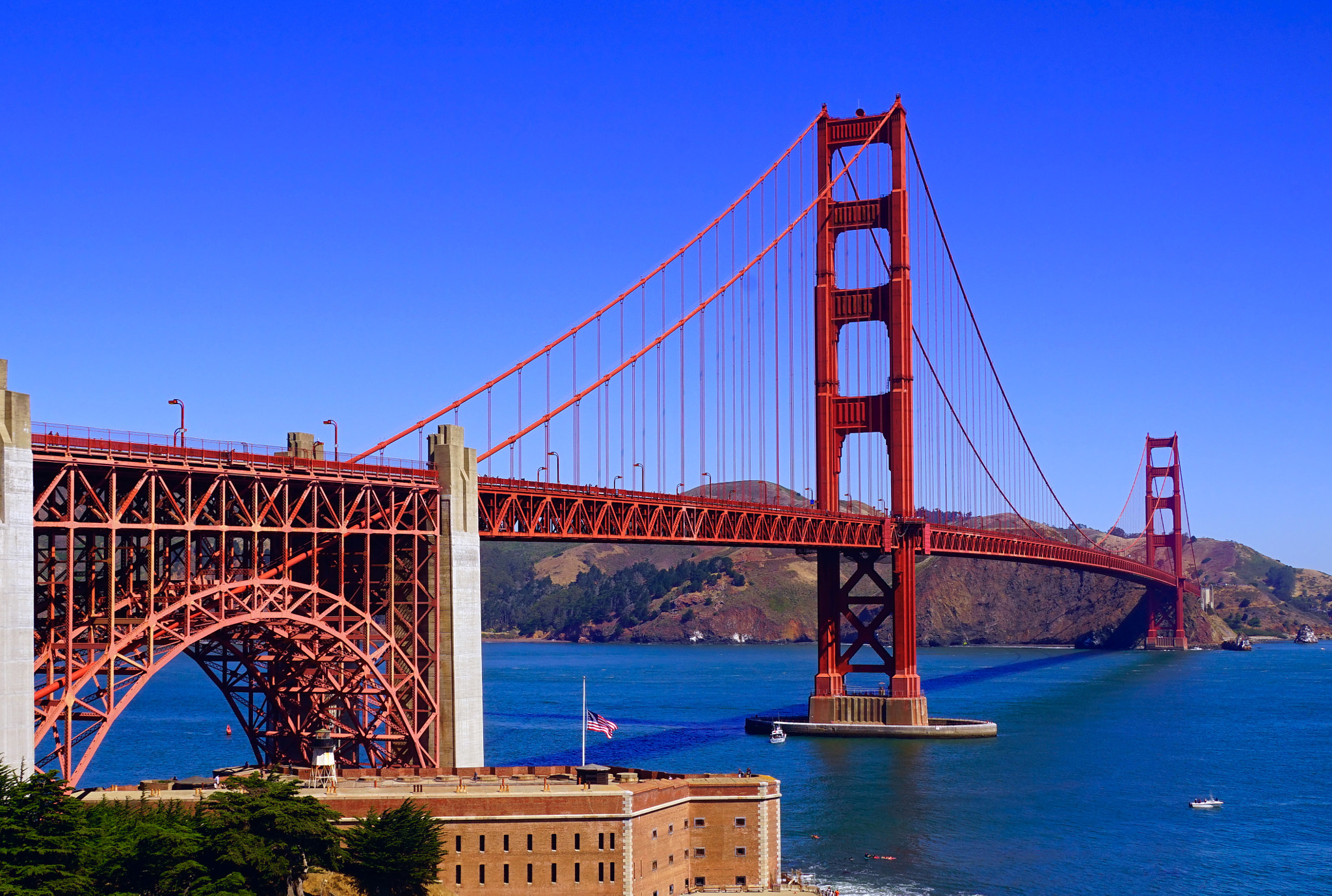 Sony DT 18-250mm F3.5-6.3 sample photo. Golden gate photography