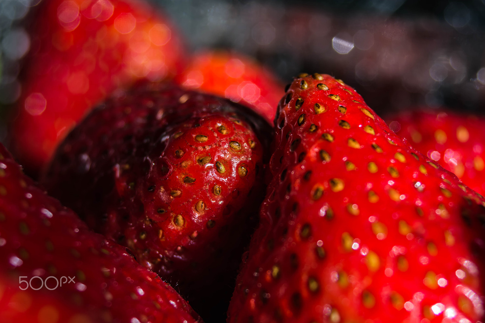 Nikon D7100 sample photo. Strawberries photography