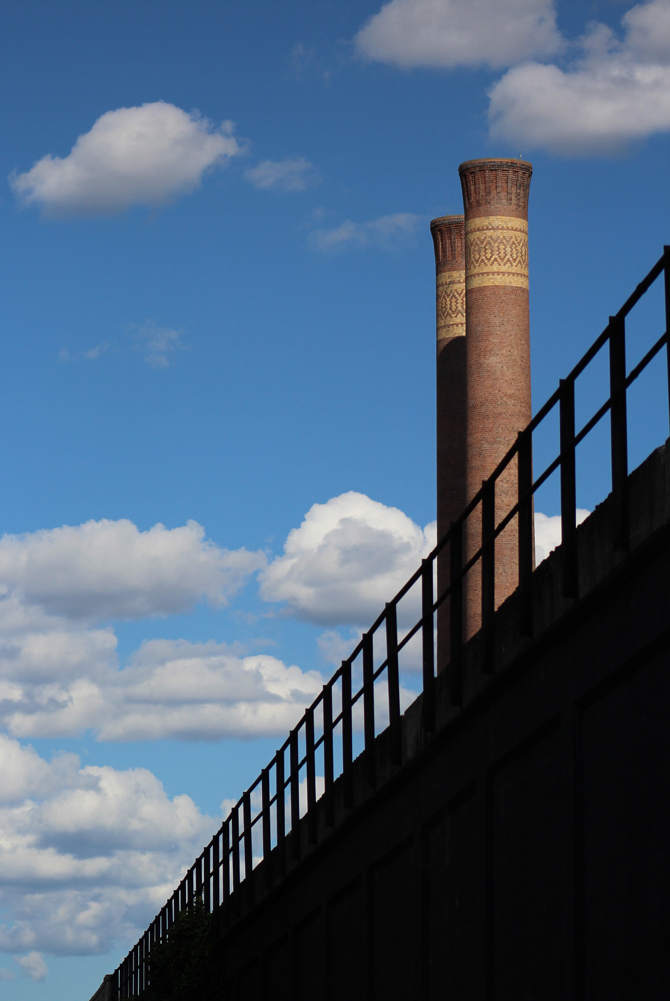 Canon EF75-300mm f/4-5.6 sample photo. Tower, rail and sky photography