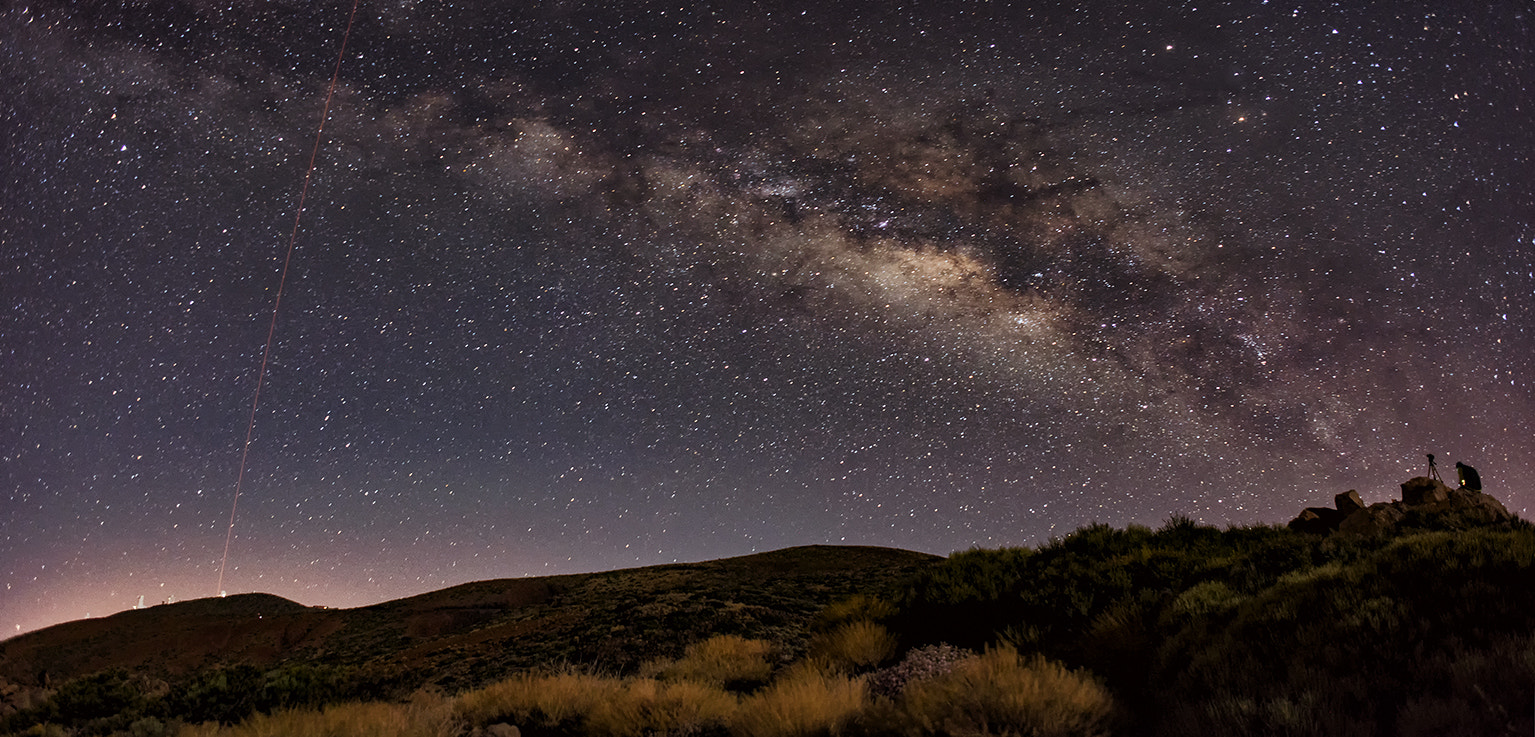 Nikon D800 + Nikon AF Nikkor 24mm F2.8D sample photo. Teide star wars photography