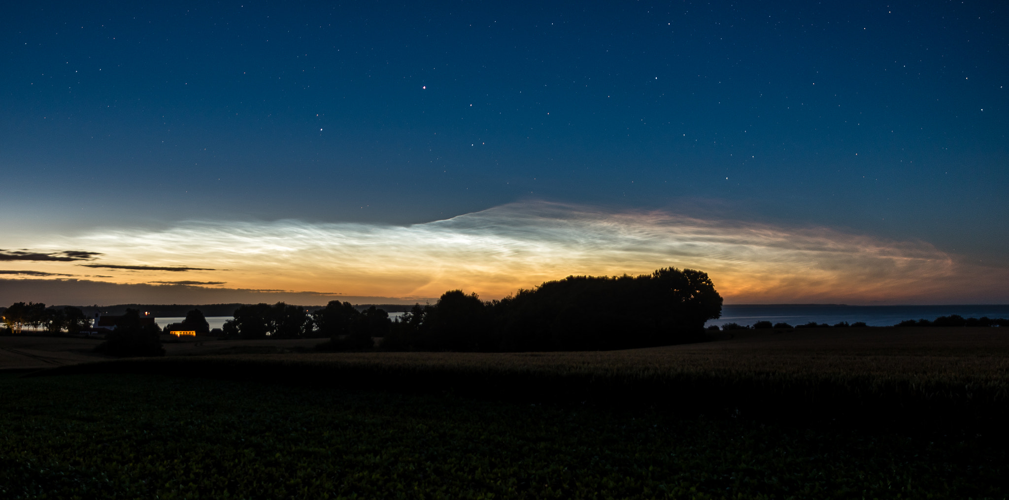 Nikon D750 + Samyang 12mm F2.8 ED AS NCS Fisheye sample photo. Shinning clouds photography