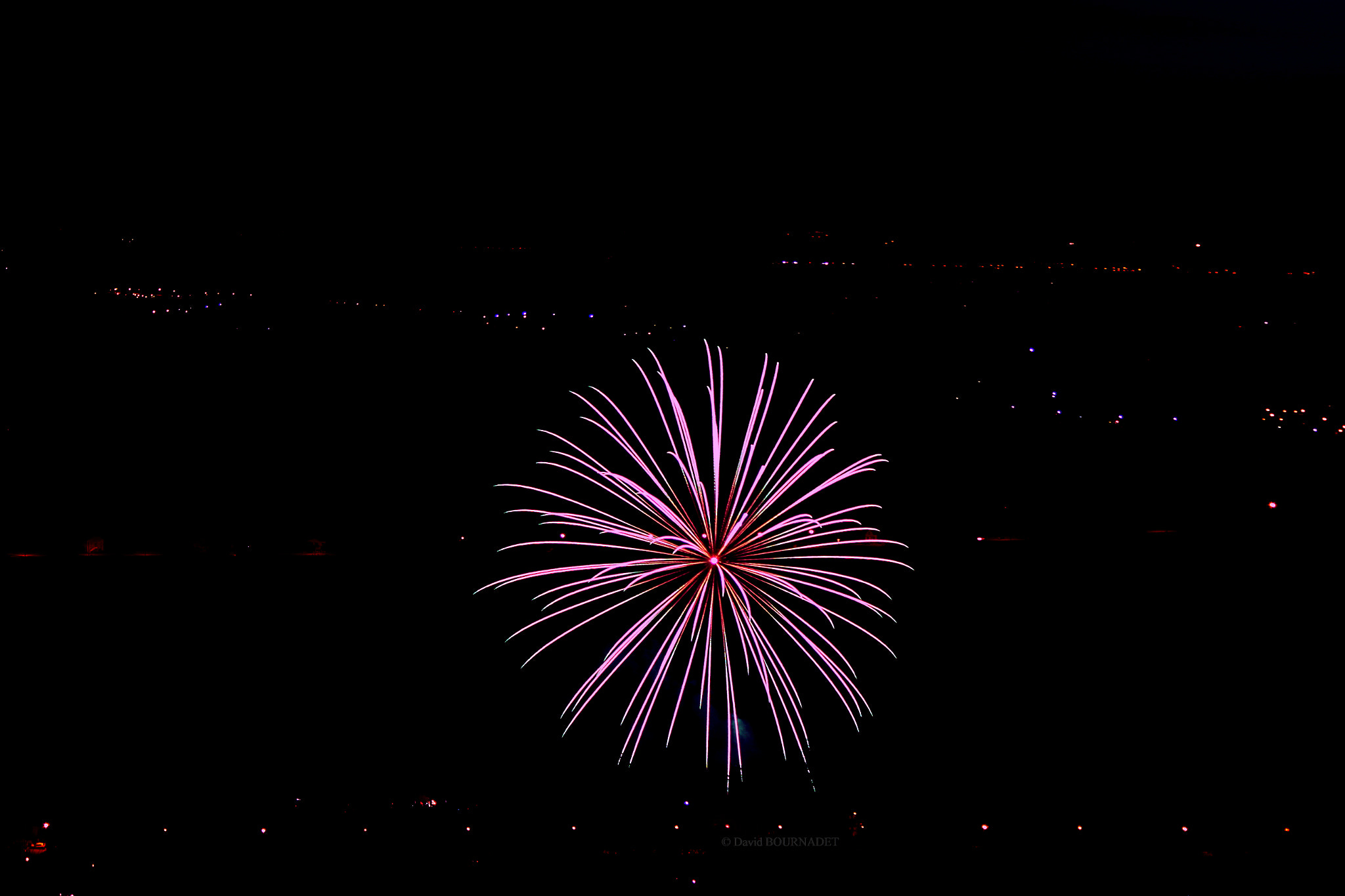 Canon EF 70-200mm F4L USM sample photo. Feux d'artifice 13 juillet 2016, abrest, france photography