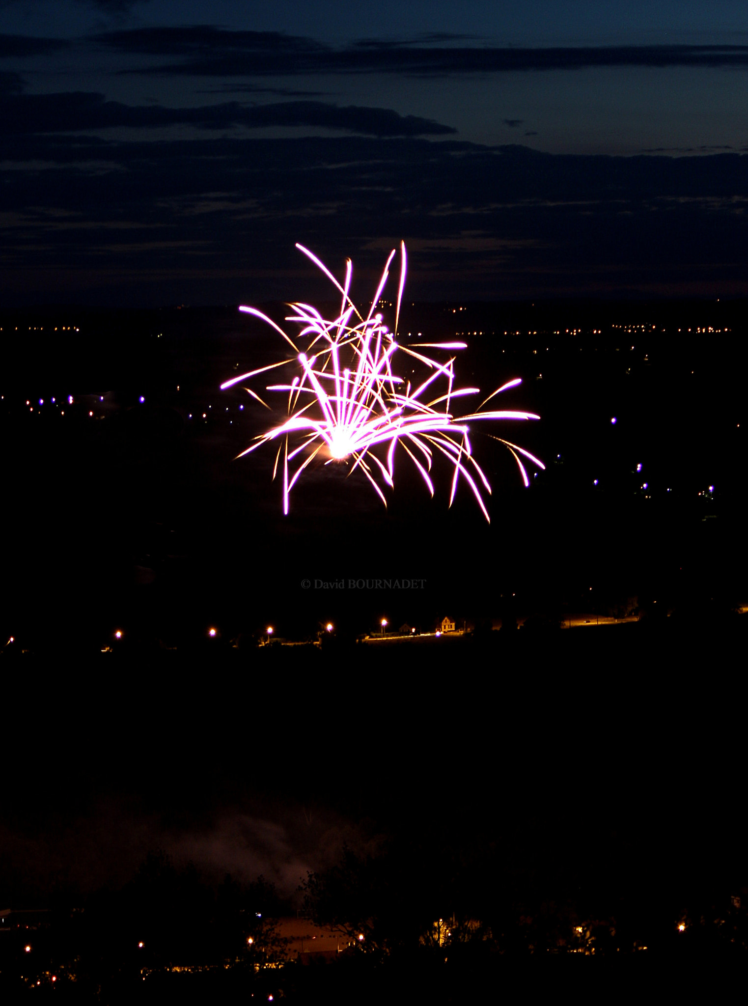 Canon EF 70-200mm F4L USM sample photo. Feux d'artifice 13 juillet 2016, abrest, france photography