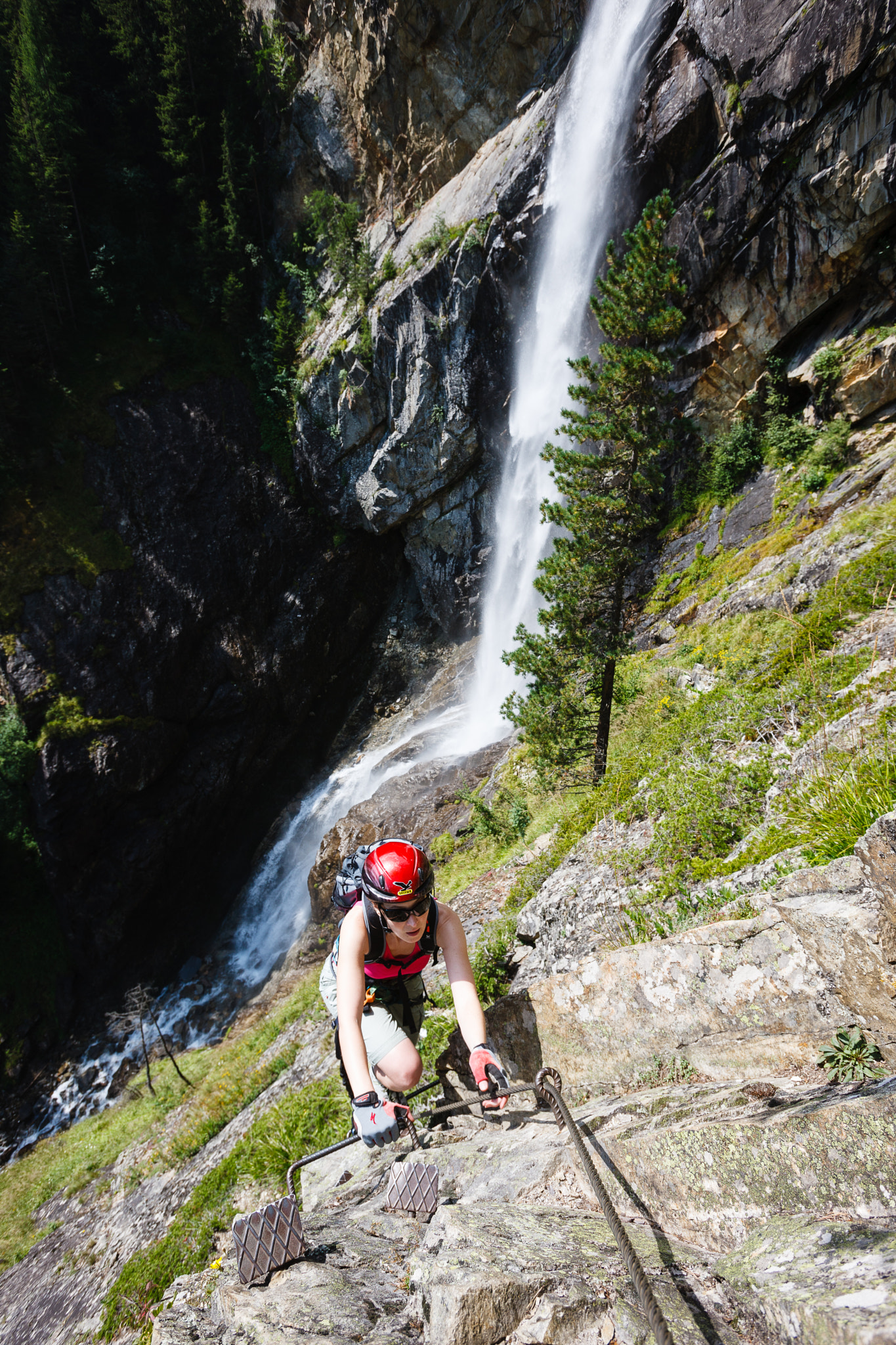 Canon EF 16-35mm F2.8L USM sample photo. Via ferrata lehner wasserfall photography