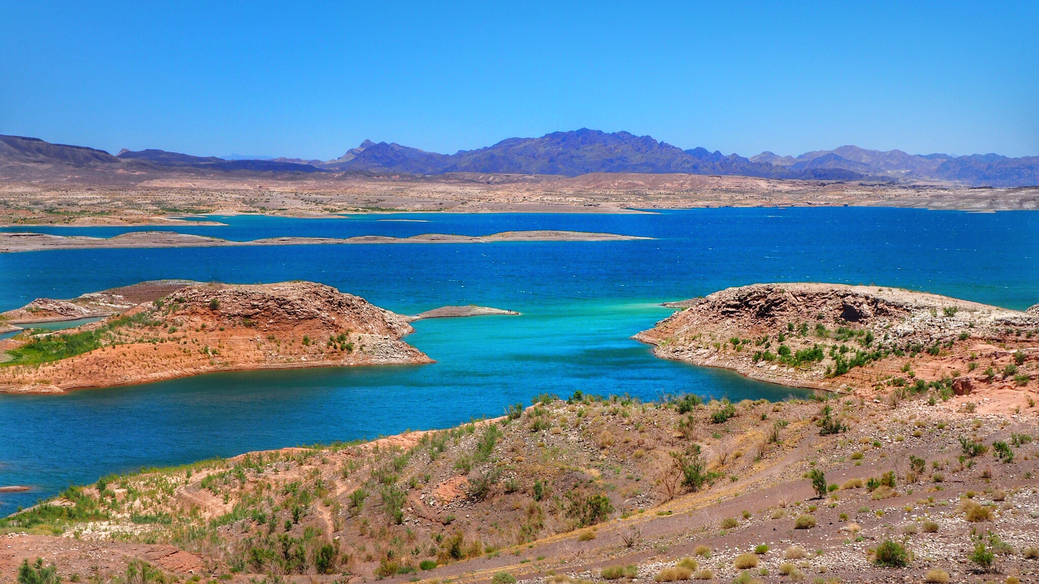 OLYMPUS M.12-50mm F3.5-6.3 sample photo. Retreating lake mead photography