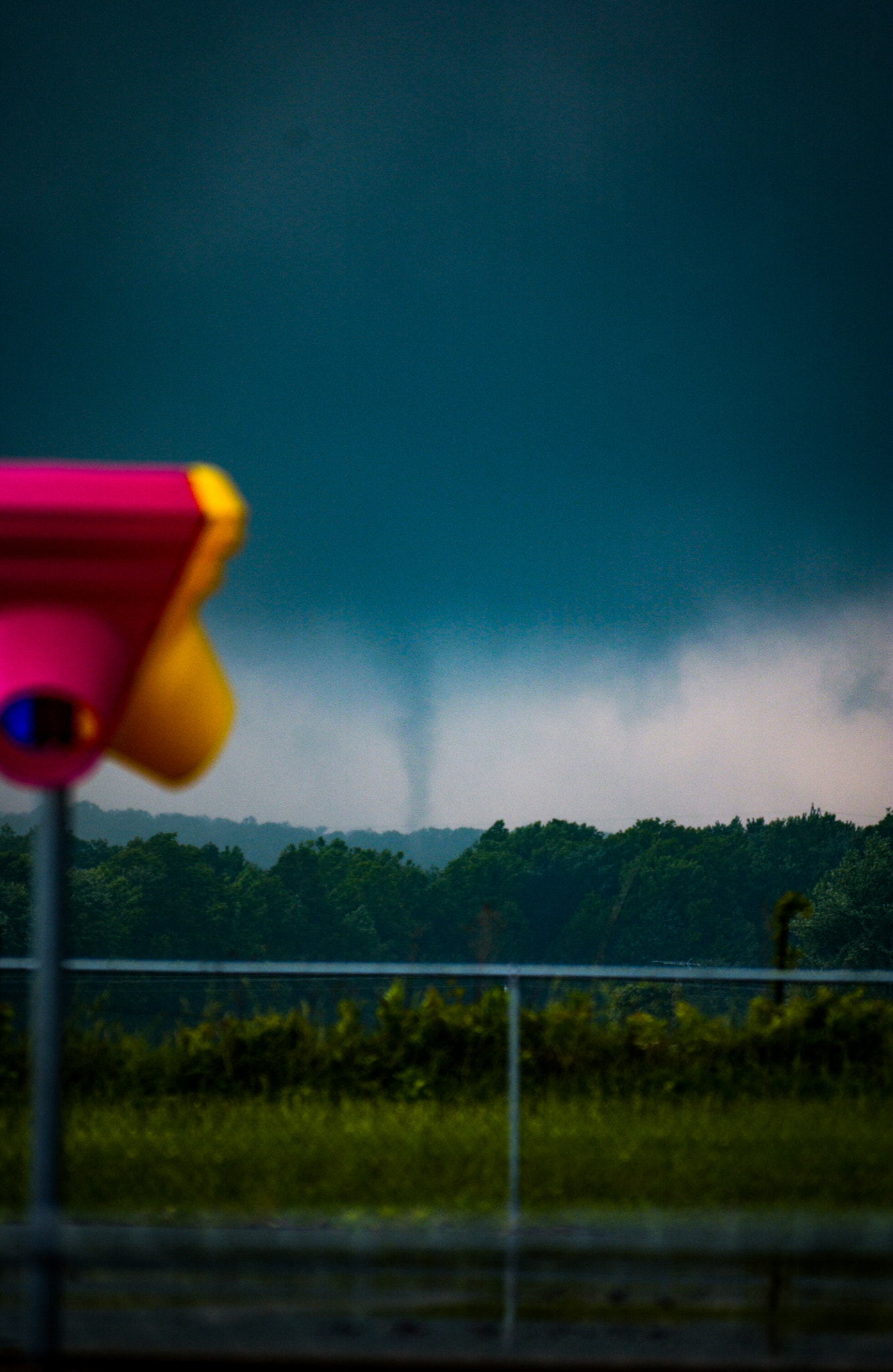 Nikon D1X sample photo. Tornado photography