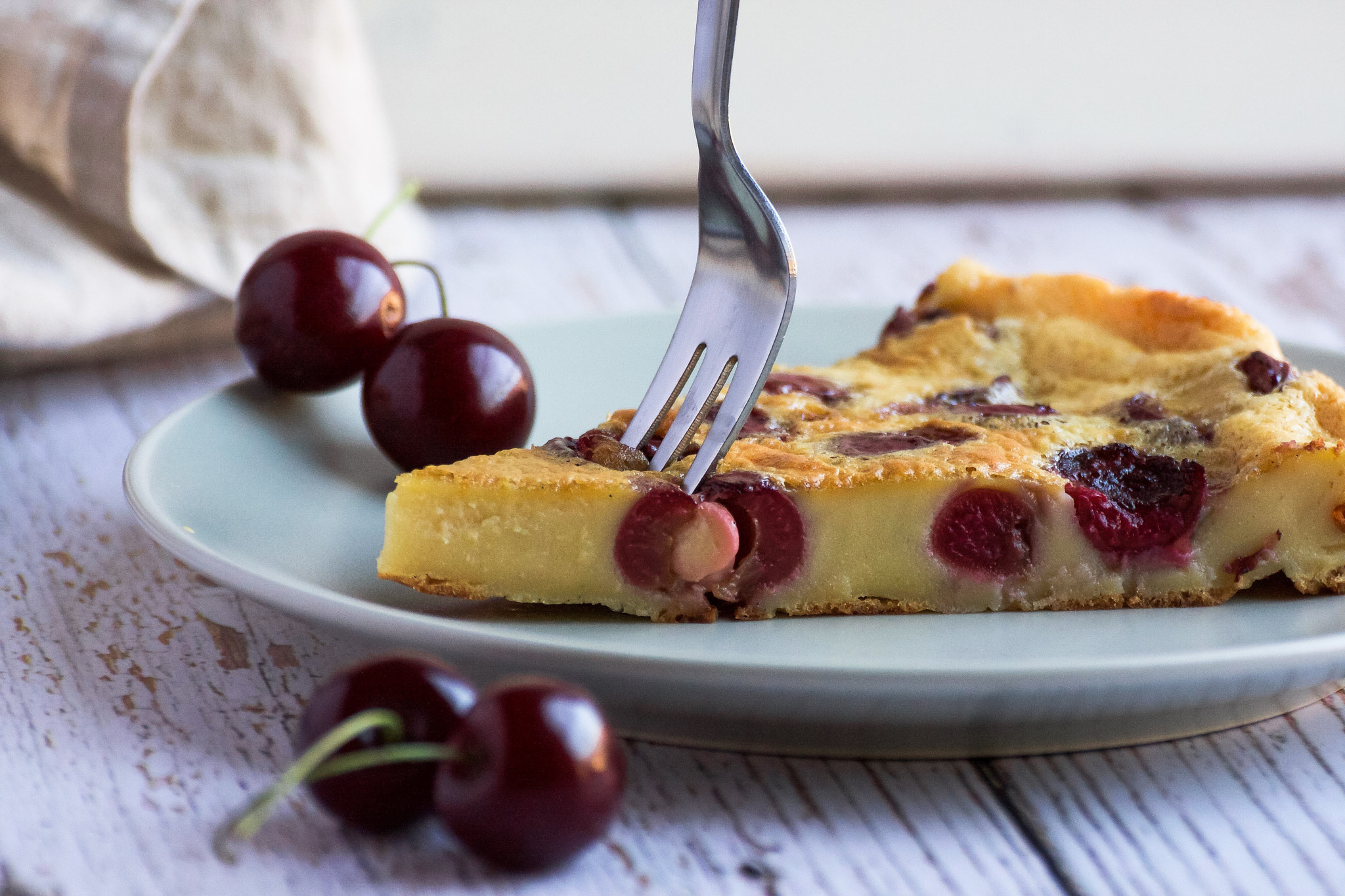 Tamron SP 35mm F1.8 Di VC USD sample photo. Cherry clafoutis photography