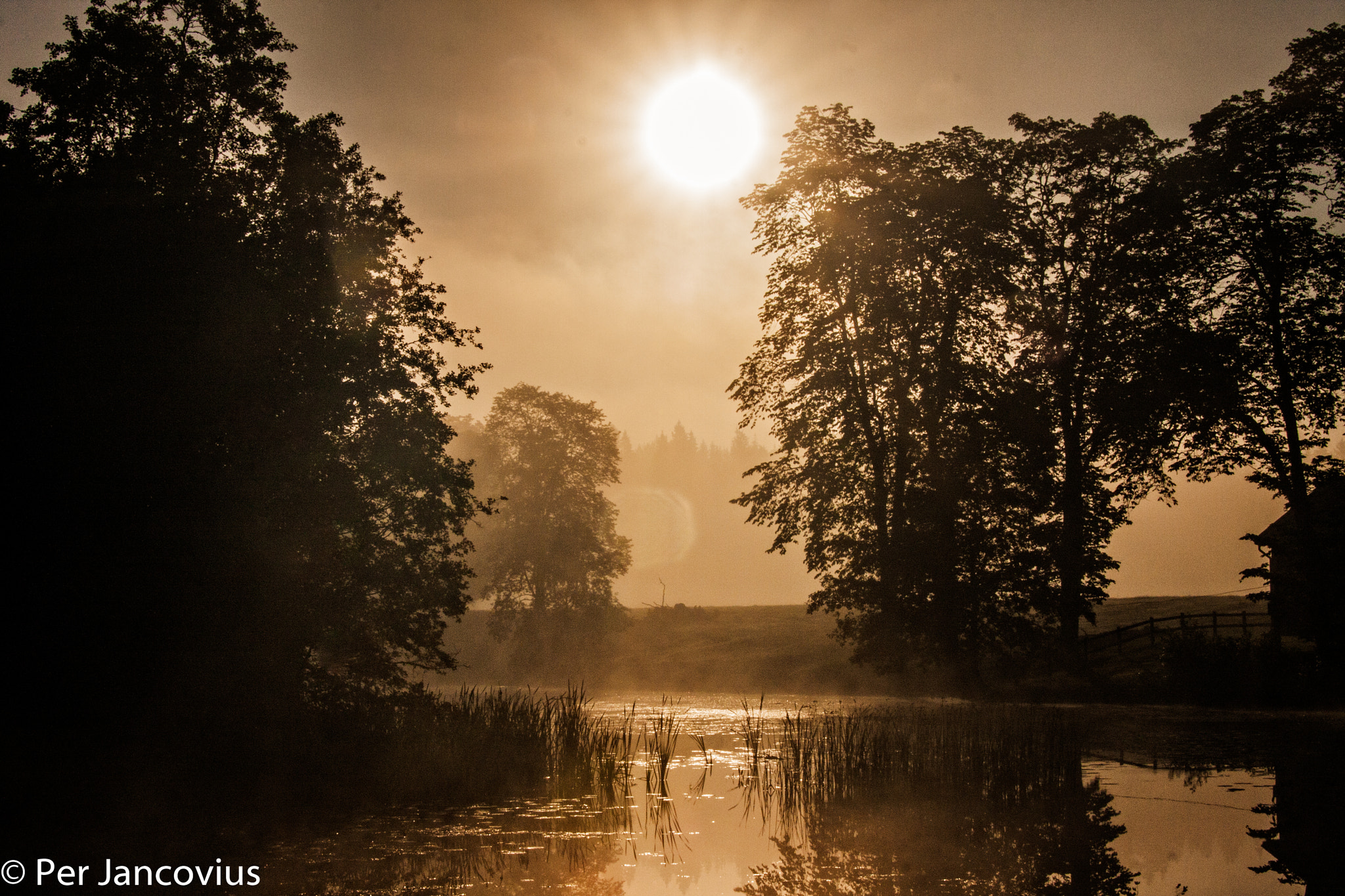 Canon EOS 40D sample photo. A foggy sunrise at komstad kvarn photography