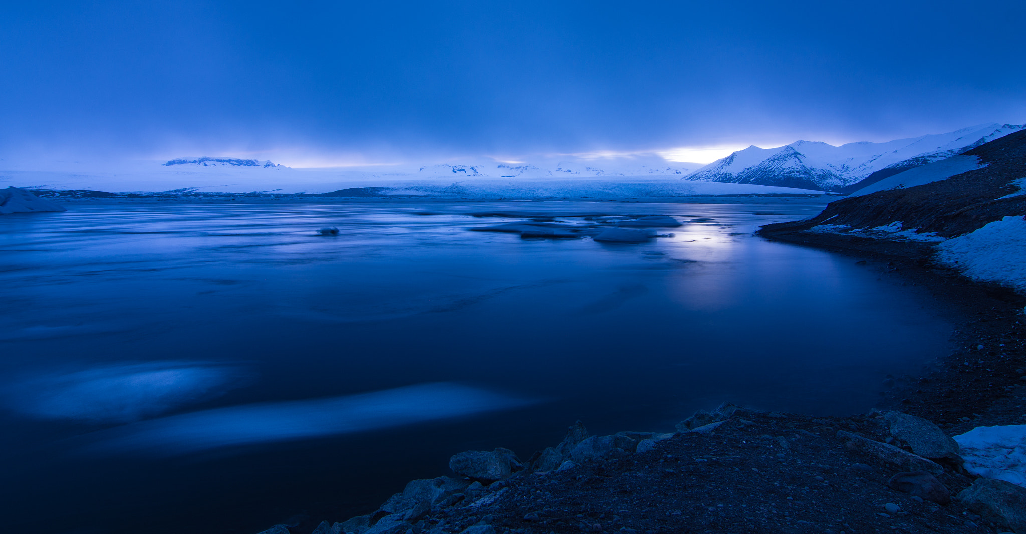 Pentax K-5 sample photo. Jökulsárlón sunset photography