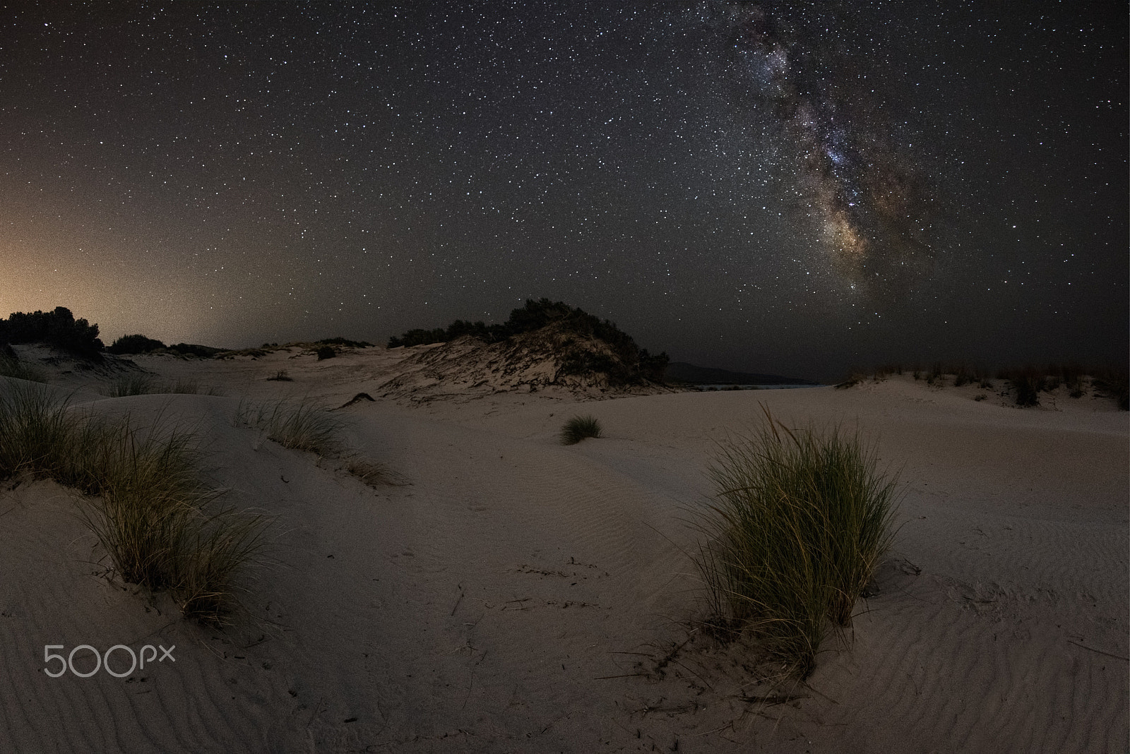 Nikon D810 + Samyang 12mm F2.8 ED AS NCS Fisheye sample photo. Milky desert photography