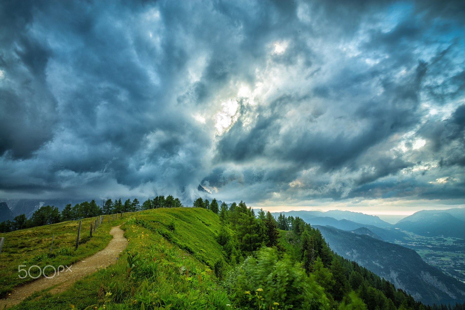 Sony a7R sample photo. Evening at the alp photography