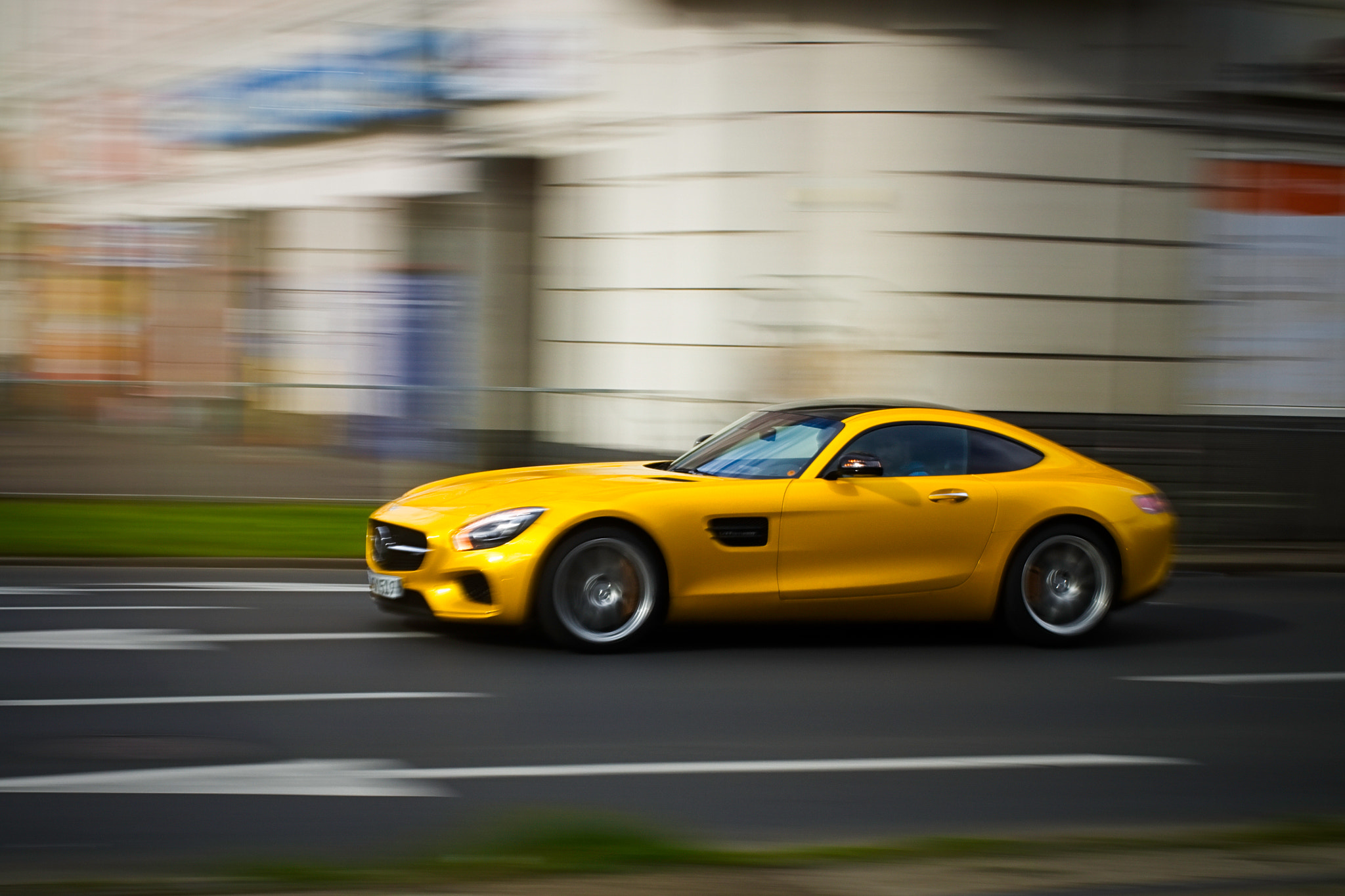 Canon EOS 1200D (EOS Rebel T5 / EOS Kiss X70 / EOS Hi) + Canon EF 40mm F2.8 STM sample photo. Yellow car photography