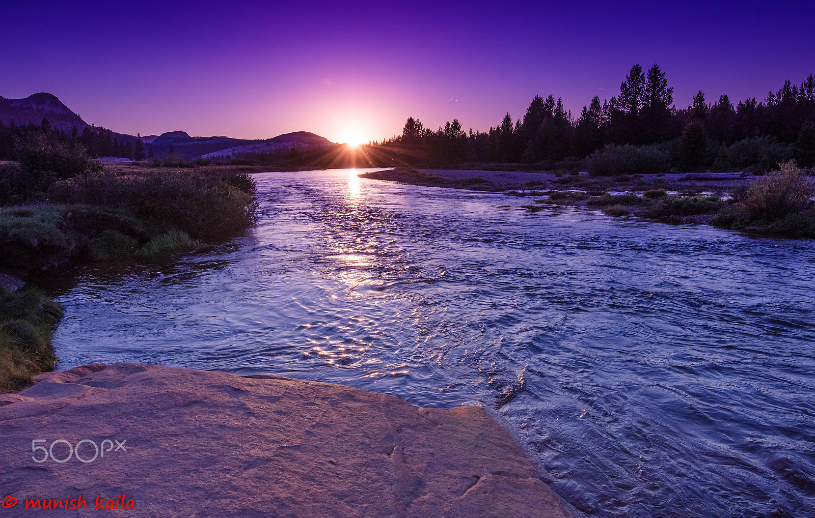 Nikon AF-S Nikkor 16-35mm F4G ED VR sample photo. Sunset over tuolumne meadows photography