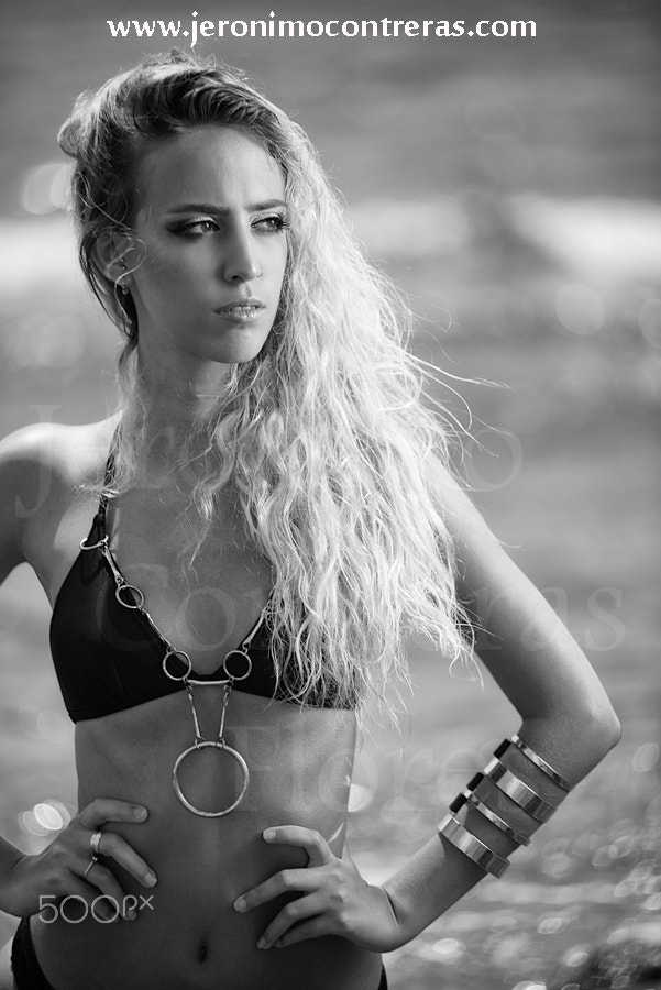 AF Zoom-Nikkor 80-200mm f/2.8 ED sample photo. Brenda b&w photography