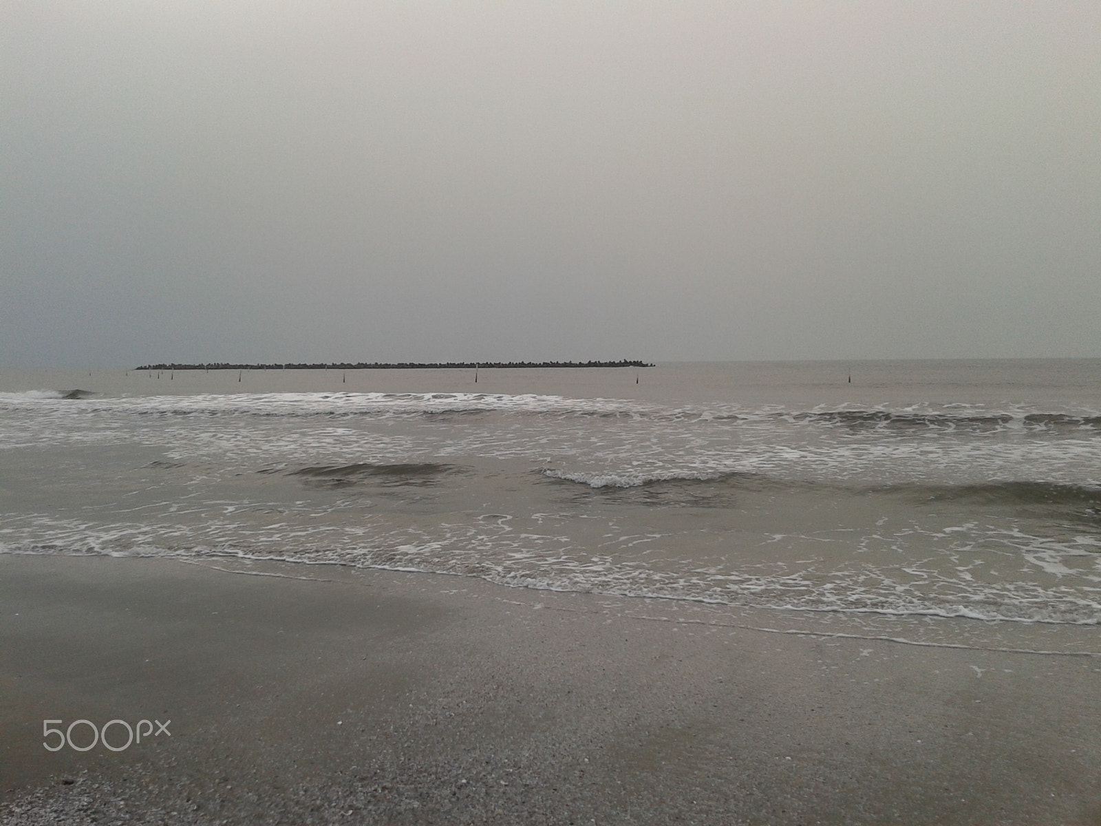 Samsung Galaxy Ace Plus sample photo. Sea on a cloudy day photography