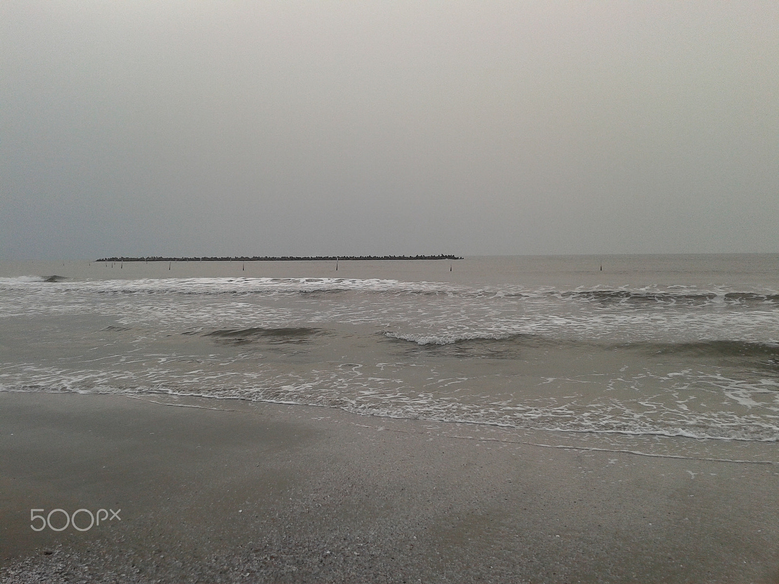 Samsung Galaxy Ace Plus sample photo. Sea on a cloudy day photography