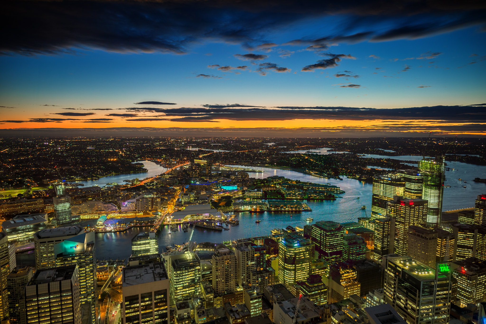 Leica Super-Elmar-M 21mm F3.4 ASPH sample photo. Sydney in blue and orange photography