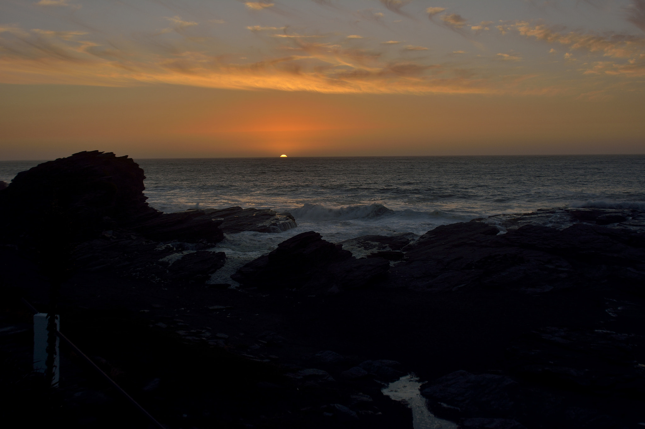 AF Zoom-Nikkor 28-105mm f/3.5-4.5D IF sample photo. Pellines atardecer los acantilados photography