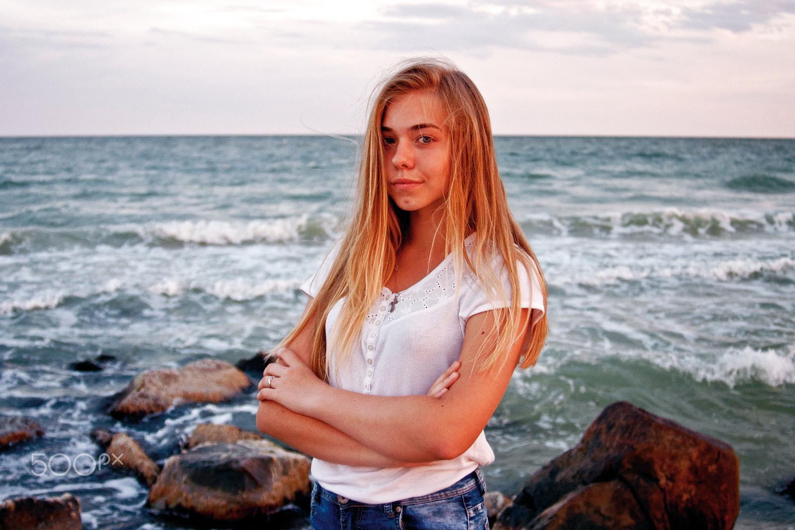 Canon EF 28-70mm f/3.5-4.5 sample photo. Sunset on the beach photography