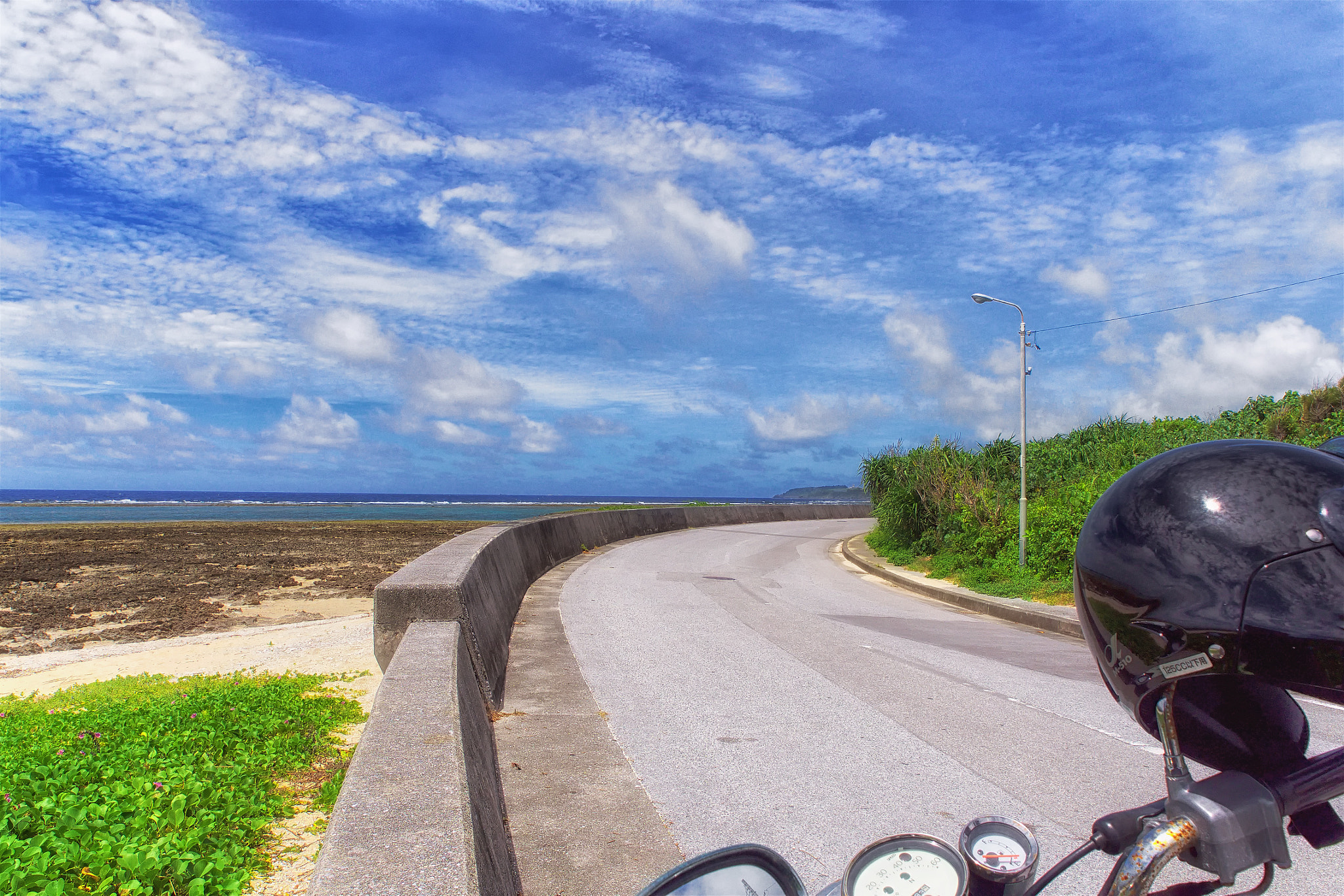 Panasonic Lumix DMC-GH3 + OLYMPUS DIGITAL 12-60mm Lens sample photo. View of okinawa ocean. photography